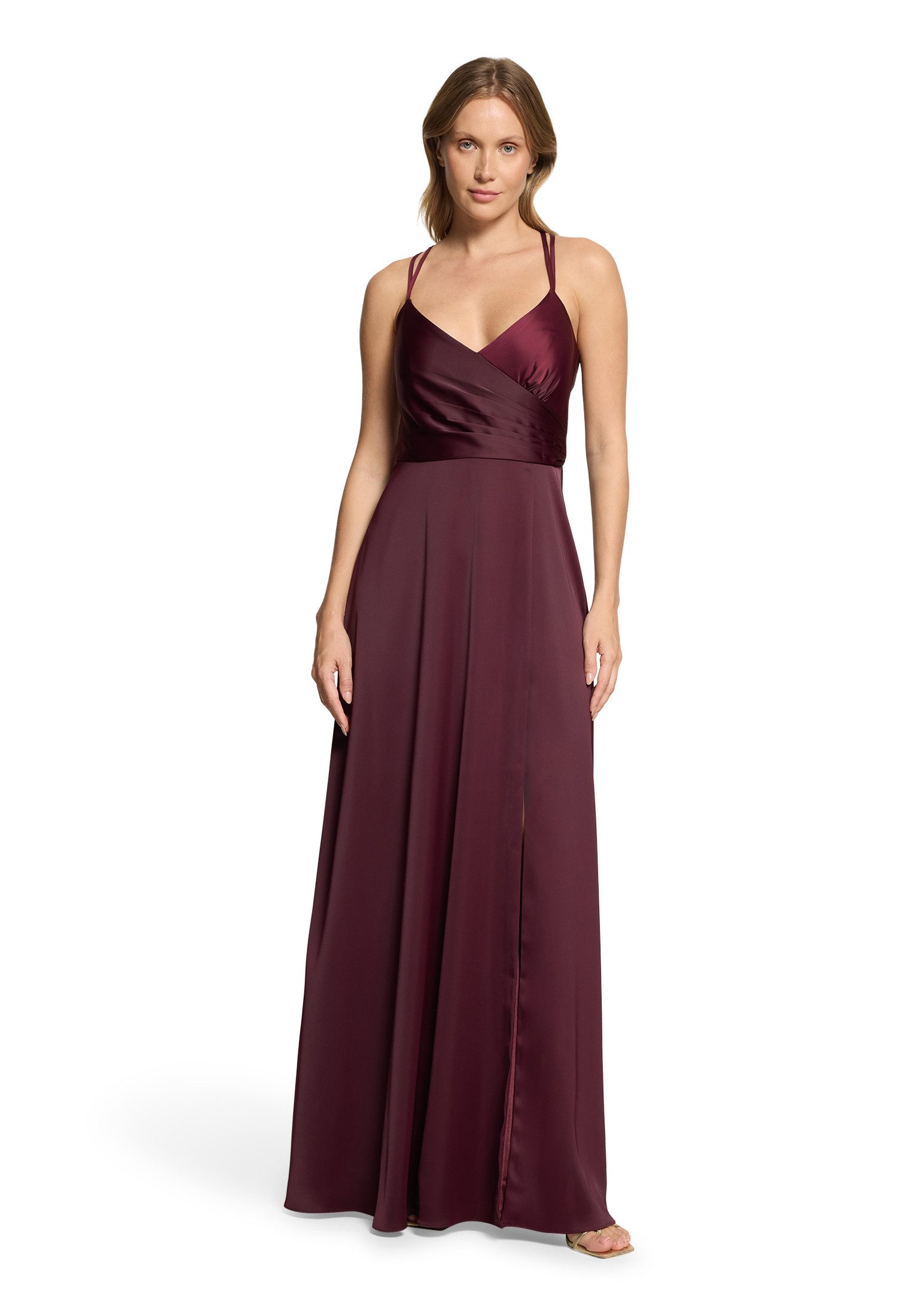 Abendkleid Damen mit V-Ausschnitt