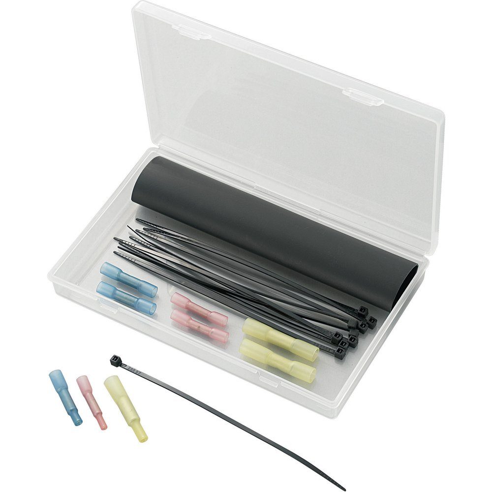 Kabelverbinder-Sortiment TRU COMPONENTS 1563951 Warmschrumpf-Verbindungsgarnitur mit Schraubver