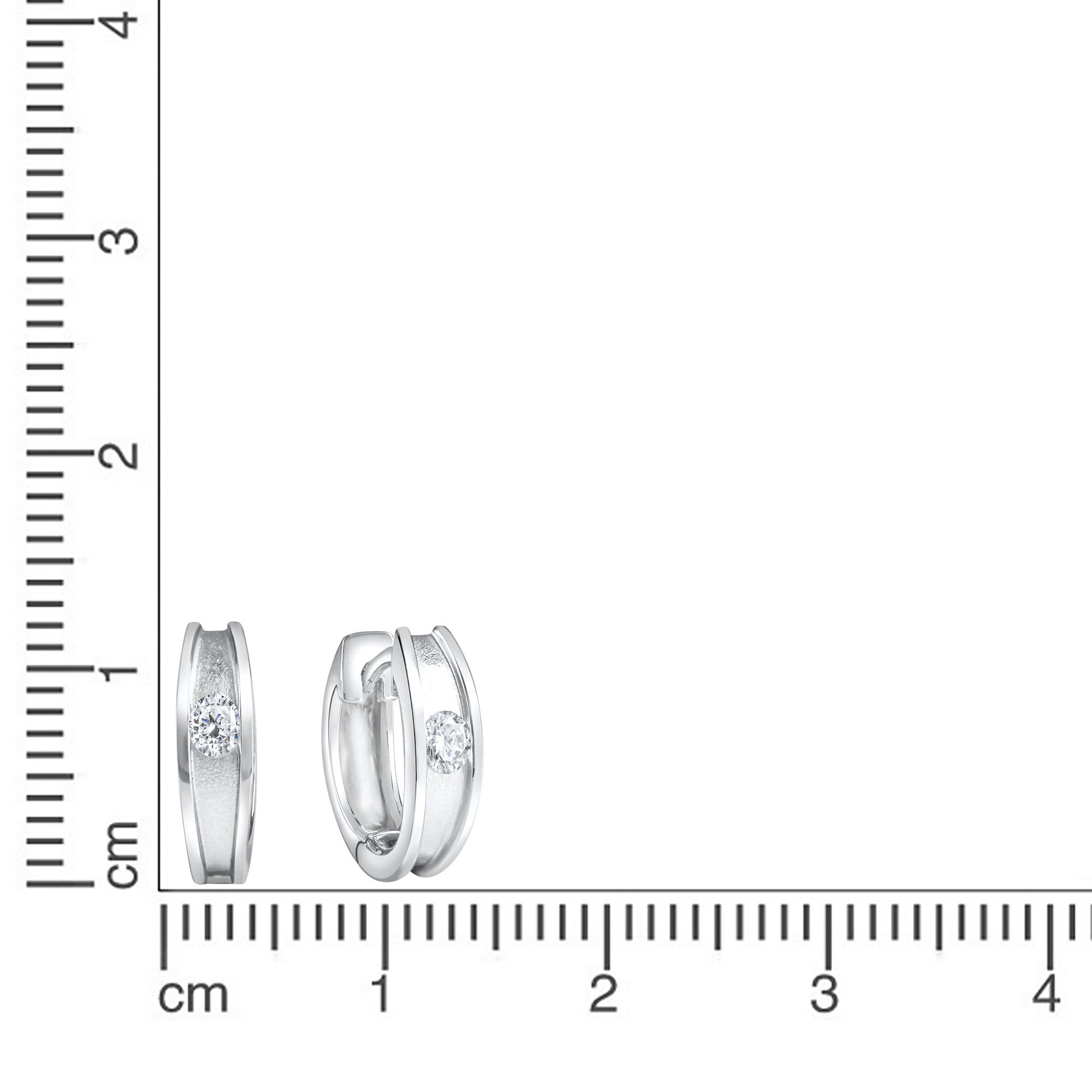 Vivance Paar Creolen 925-Sterling Silber rhodiniert günstig online kaufen