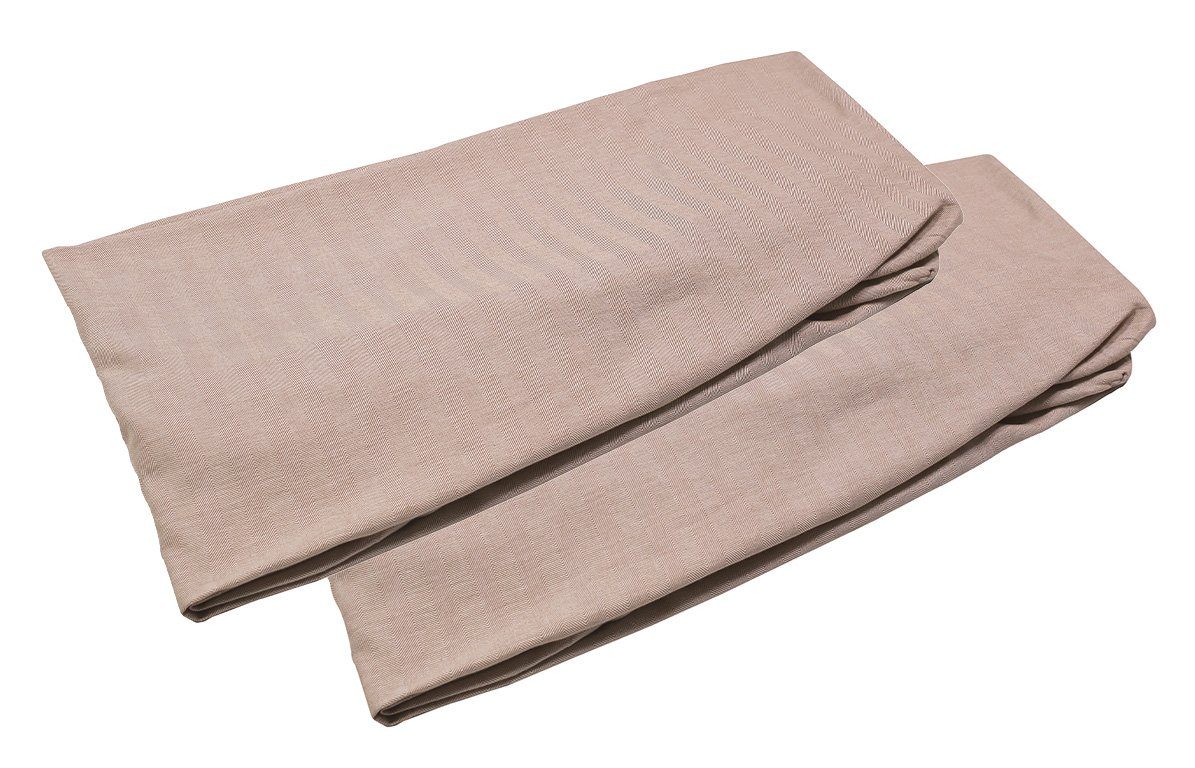 KINDSGUT Spannbettlaken 2er-Set, 70x140, Baumwolle, Altrosa günstig online kaufen