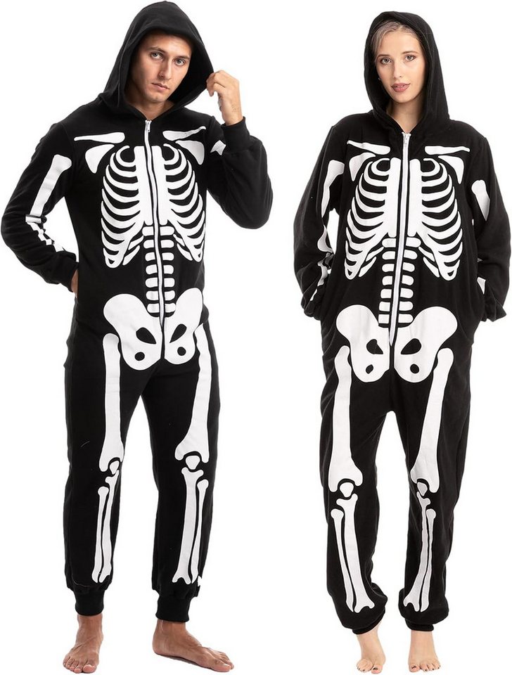Spooktacular Creations Kostüm Spooktacular Creations Skelett Onesie, Unisex Halloween