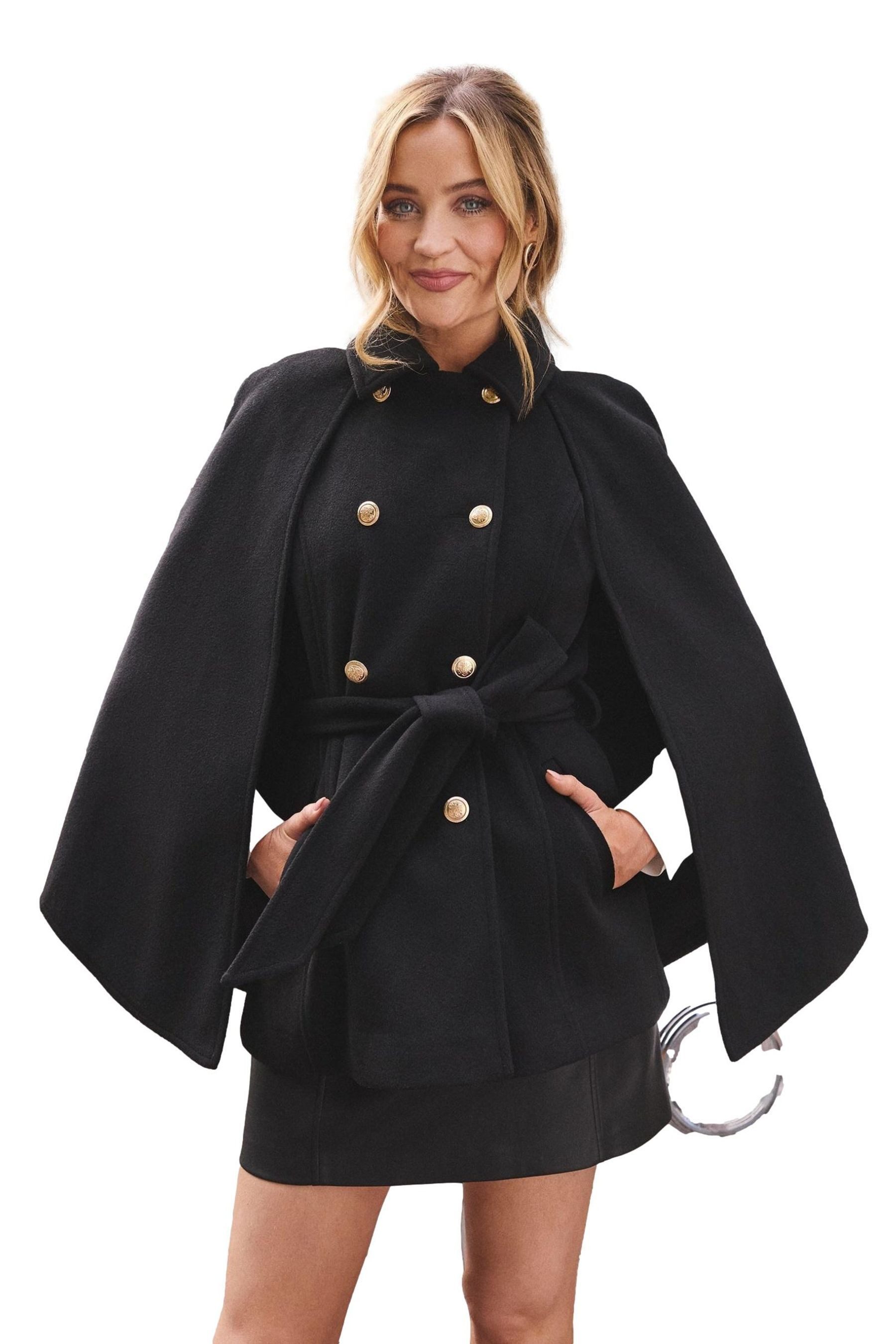 Kurzmantel Love & Roses Cape-Mantel