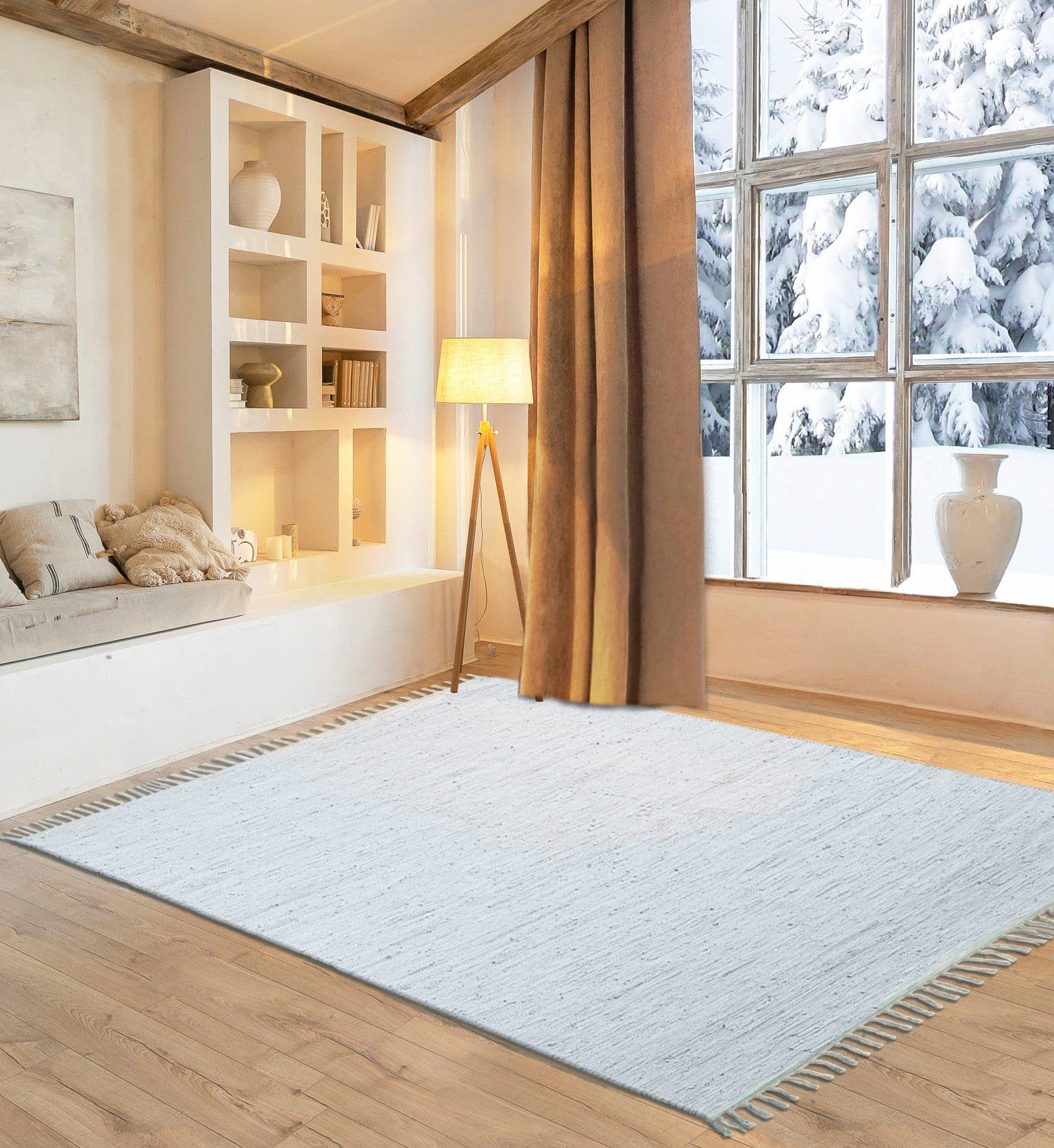 my home Teppich Gastines, rechteckig, Höhe: günstig online kaufen