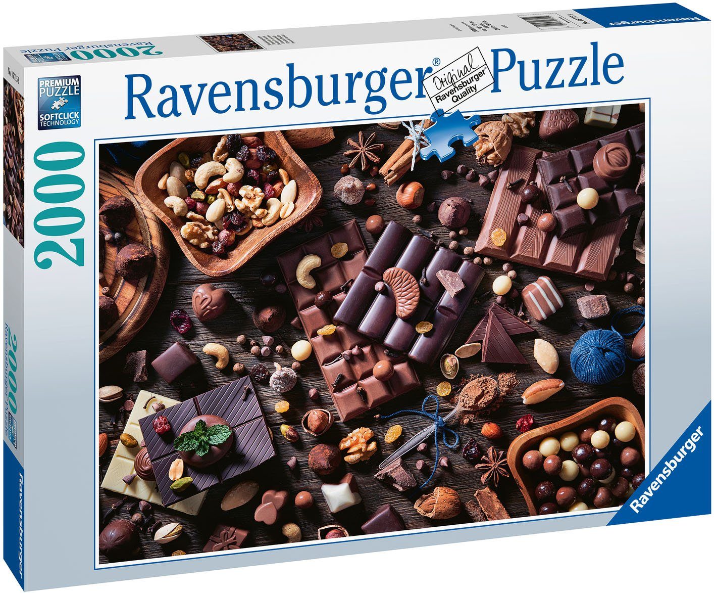 Ravensburger Puzzle Schokoladenparadies, 2000 Puzzleteile, Made in Germany günstig online kaufen