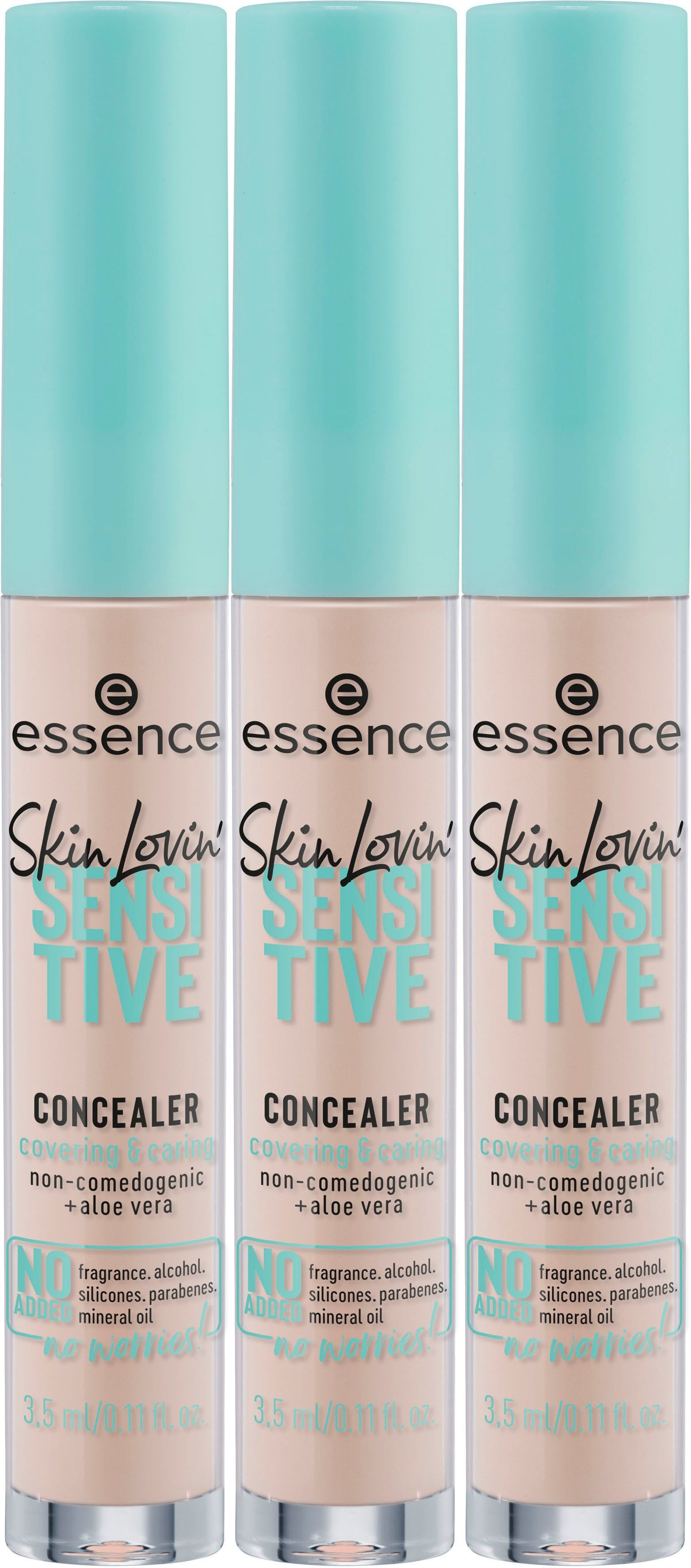 Essence Concealer Skin Lovin' SENSITIVE 3-tlg. Light CONCEALER