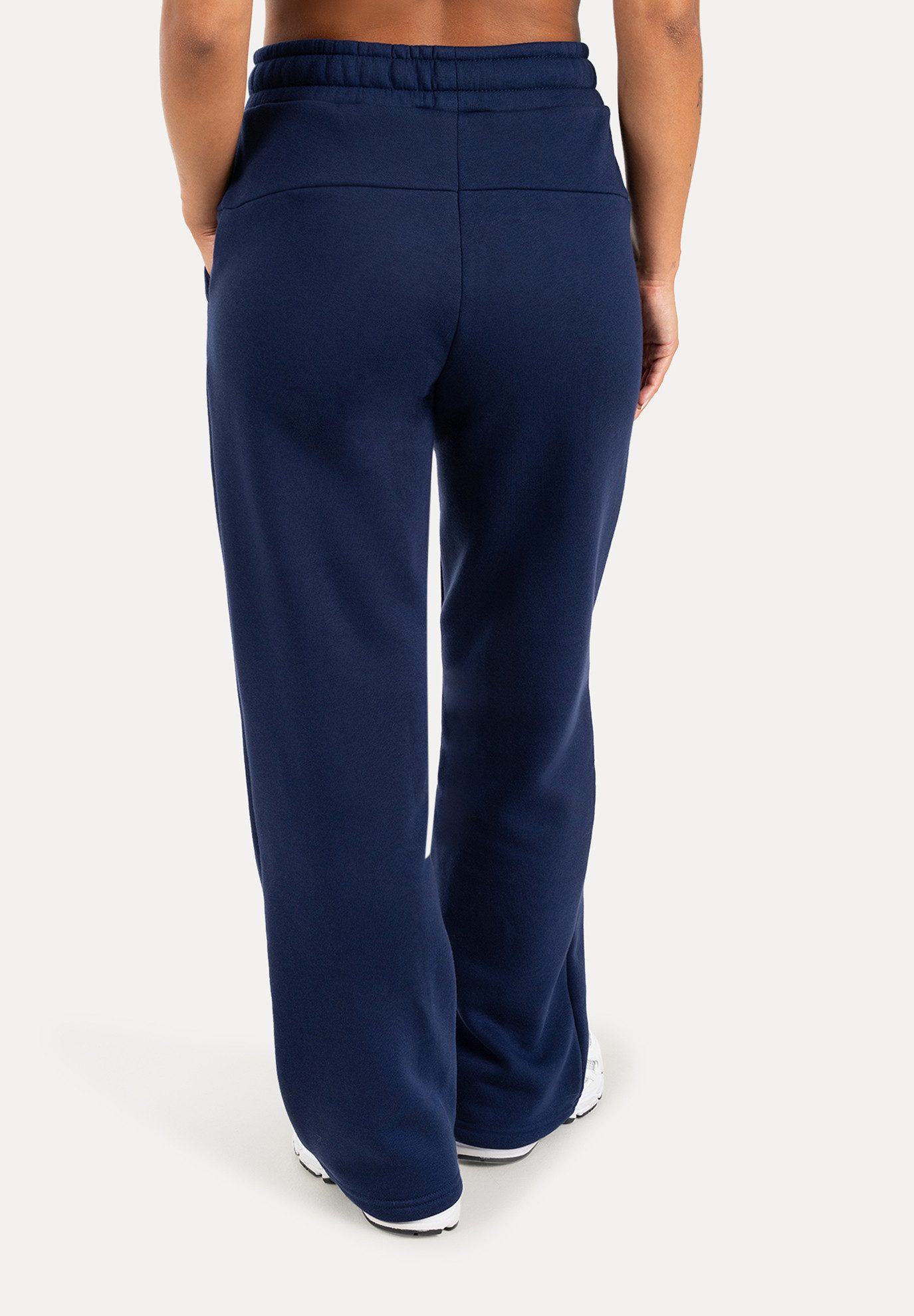 Smilodox Jogginghose Finy Jogger Damen, Loose Fit, Wide Leg, Baumwolle, für Gym & Alltag Baumwollmix, Tunnelzug, elastischer Bund, weich, Komfort