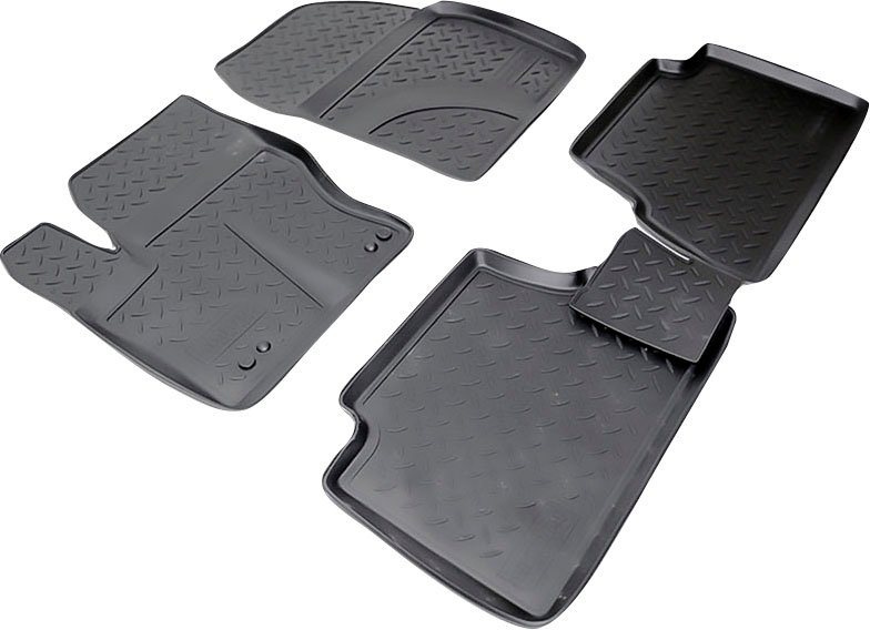 RECAMBO Passform-Fußmatten CustomComforts (4 St), für Ford C-Max, Grand C -  Max 2010 - 2019, perfekte Passform