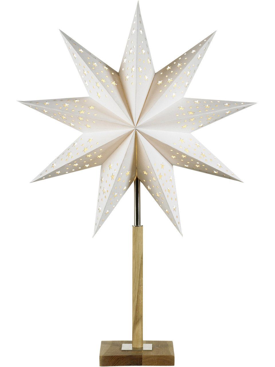 Markslöjd Dekofigur Markslöjd Papierstern Solvalla weiß, Ø 40 cm günstig online kaufen