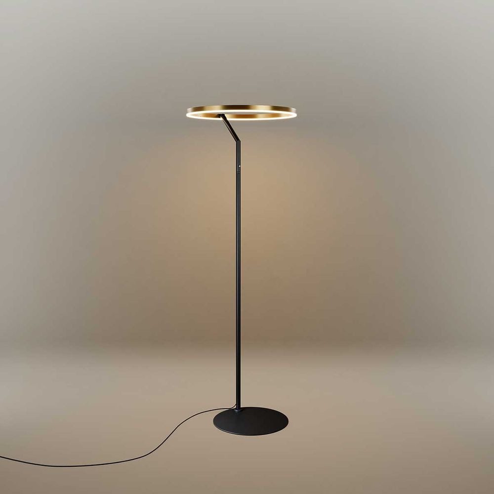 s.luce Stehlampe Ring LED-Stehleuchte Ø 60cm günstig online kaufen