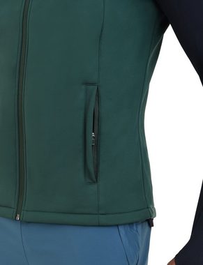 TCA Kurzjacke TCA Herren Flyweight Windweste mit Reißverschlusstaschen - Grün