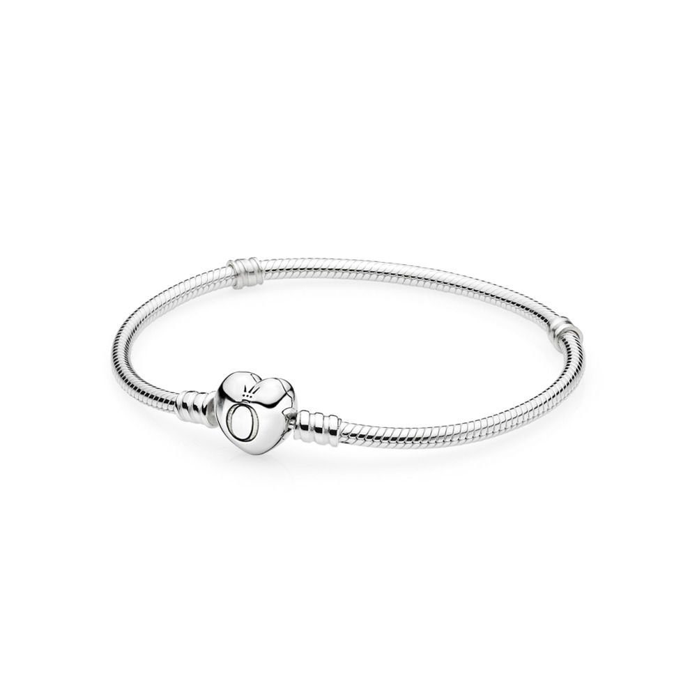 Pandora Armband 590719 Armband Damen Moments Herz Verschluss Silber 23 cm günstig online kaufen