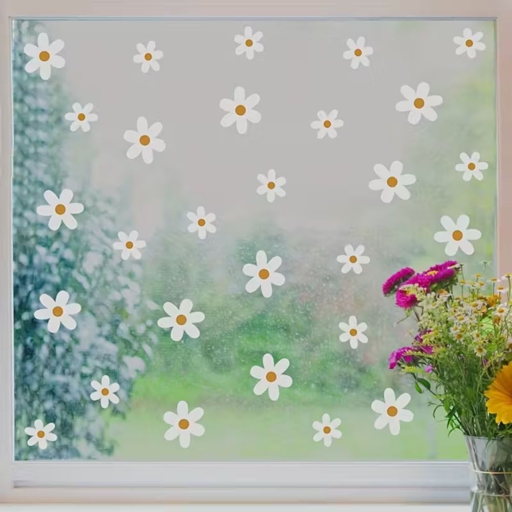 Montegoni Wandtattoo Kinder 3 teilige Boho Gänseblümchen, (Aquarell-Cartoon günstig online kaufen