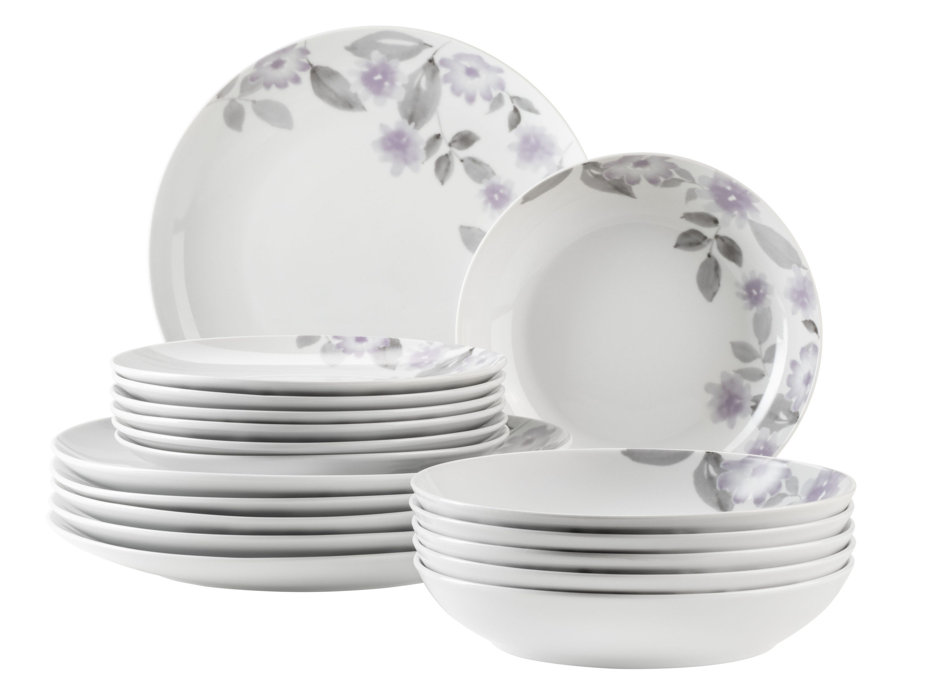 MÄSER Tafelservice Sono (18-tlg), 6 Personen, Porzellan