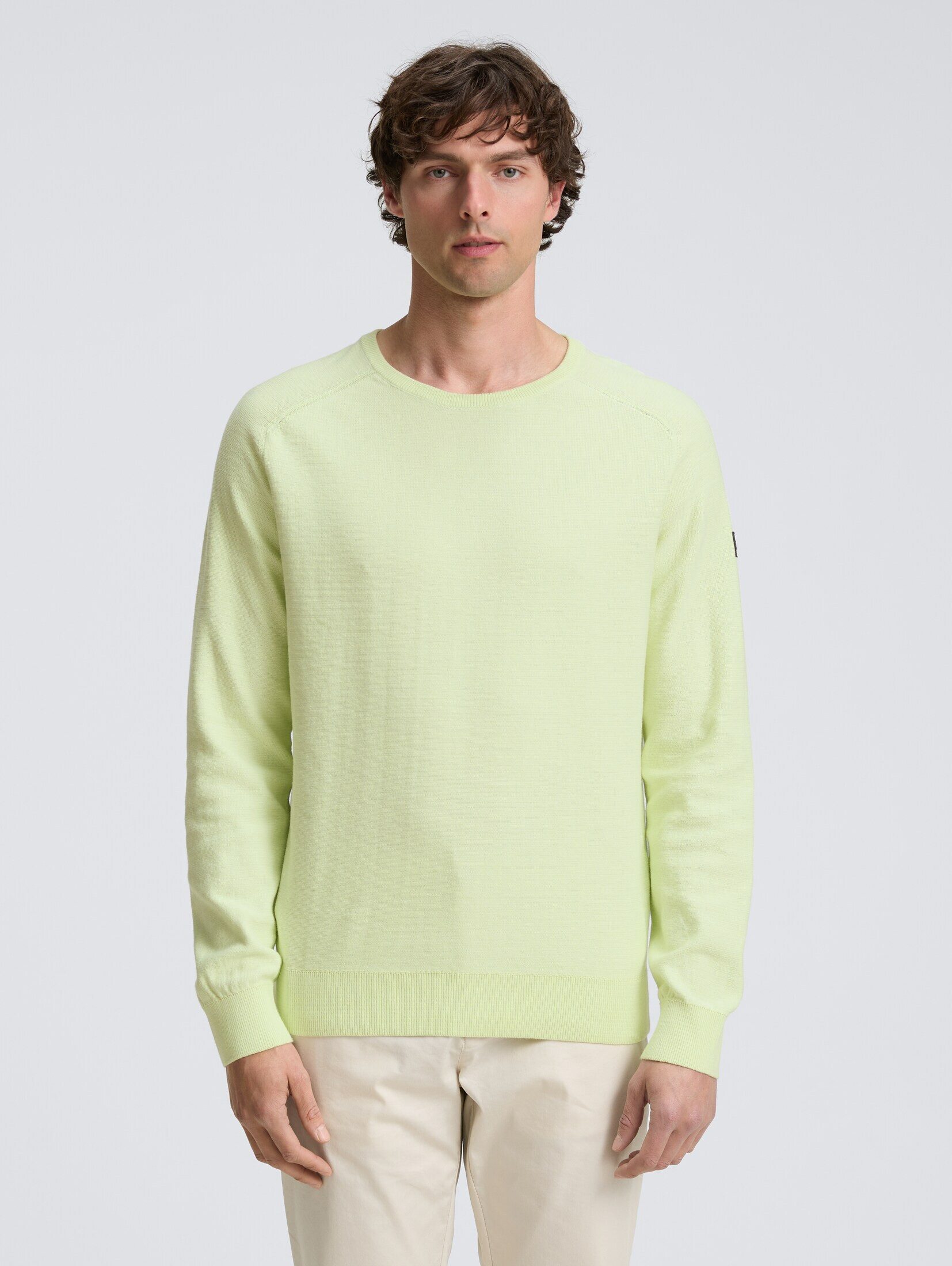 TOM TAILOR Strickpullover Strickpullover aus Baumwolle günstig online kaufen