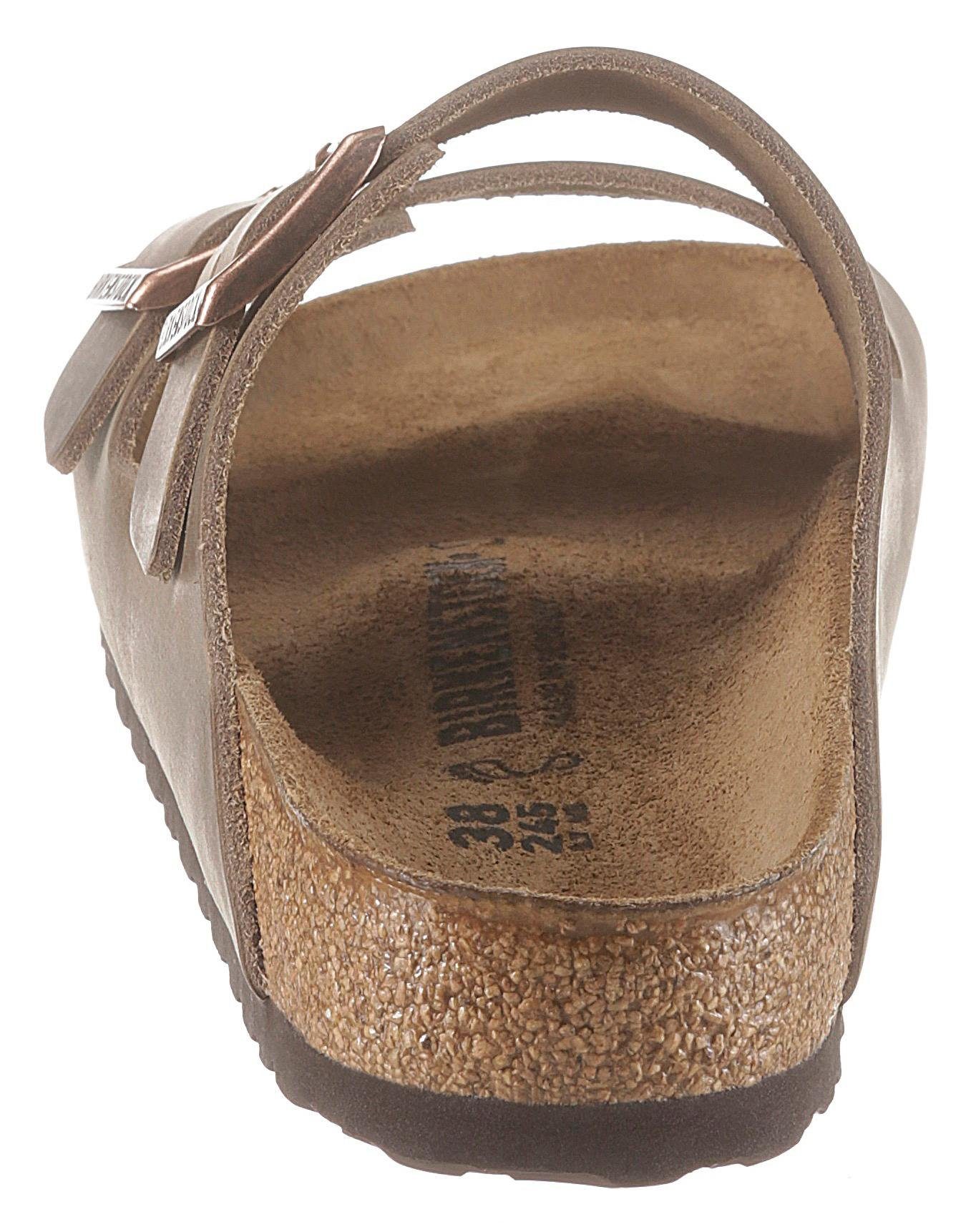 Birkenstock ARIZONA OILED Pantolette aus gefettetem Leder günstig online kaufen