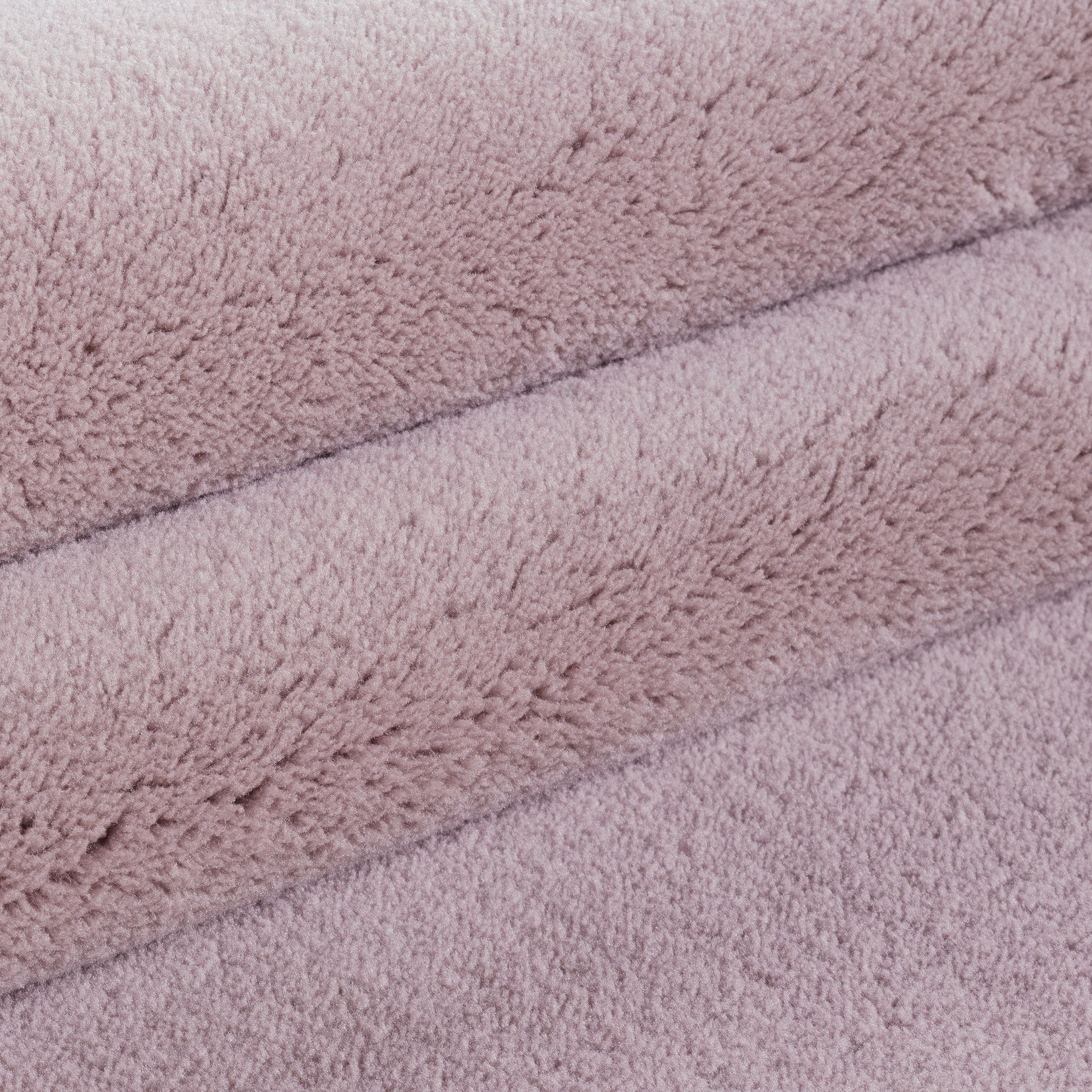 Jimri Teppich Fluffy flauschiger Teppich Läufer Hochwertige Kurzflor Teppich, Rund