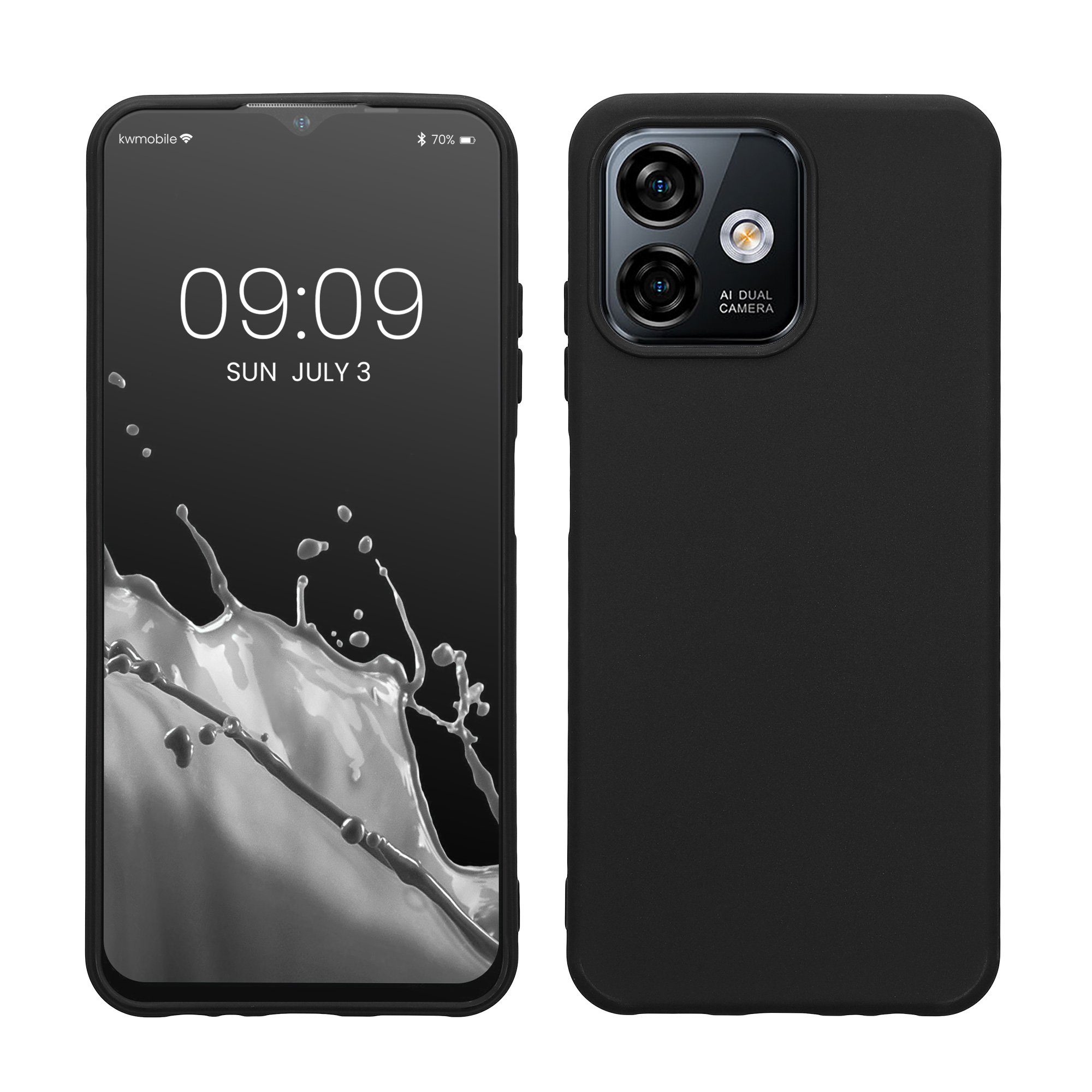 kwmobile Handyhülle Hülle für Ulefone Note 16 Pro, Hülle Silikon - Soft Handyhülle - Handy Case Cover