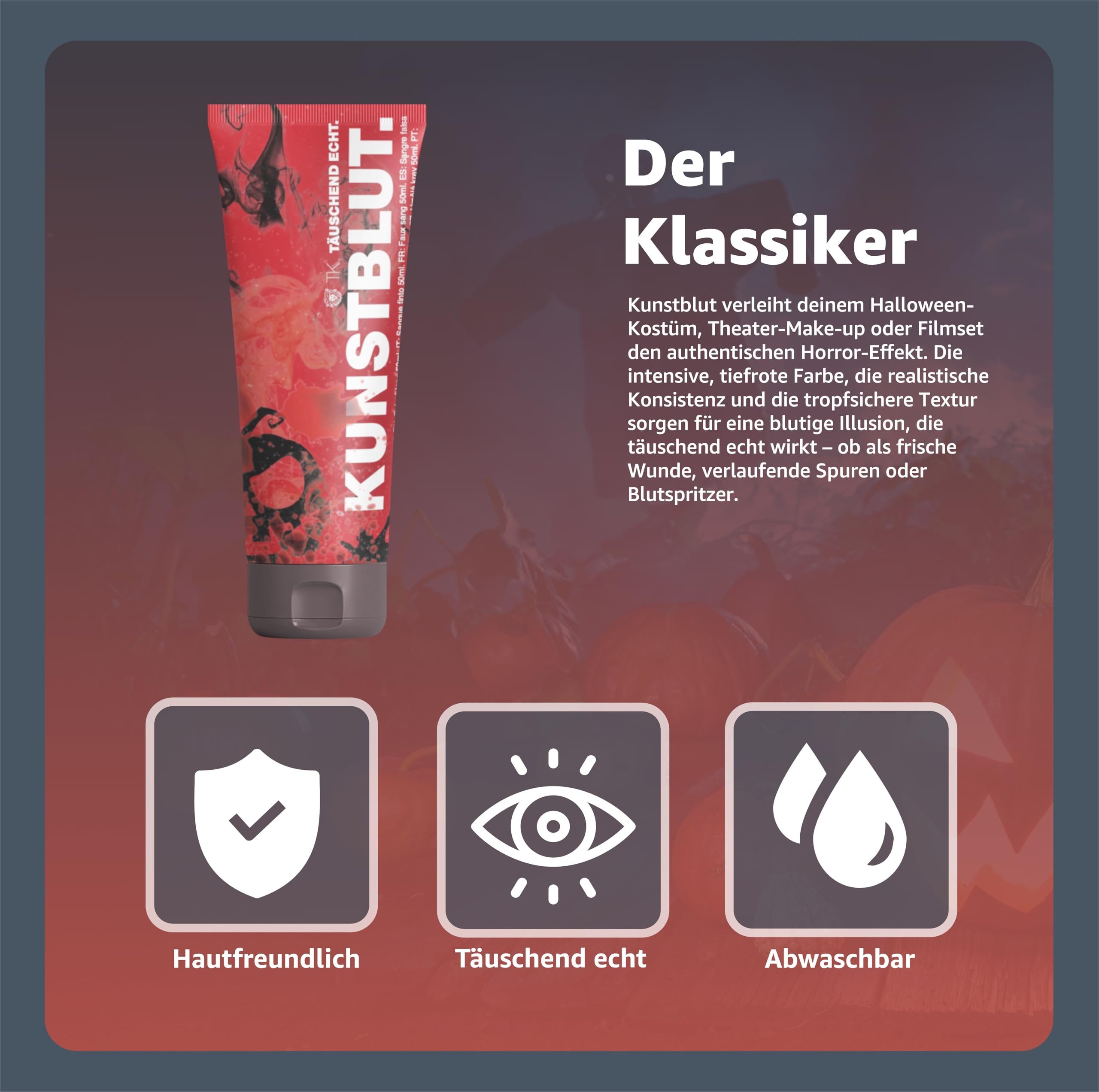 TK Gruppe Kostüm 50 ml Kunstblut - Blut - Fake Blood zum Schminken und Verk günstig online kaufen