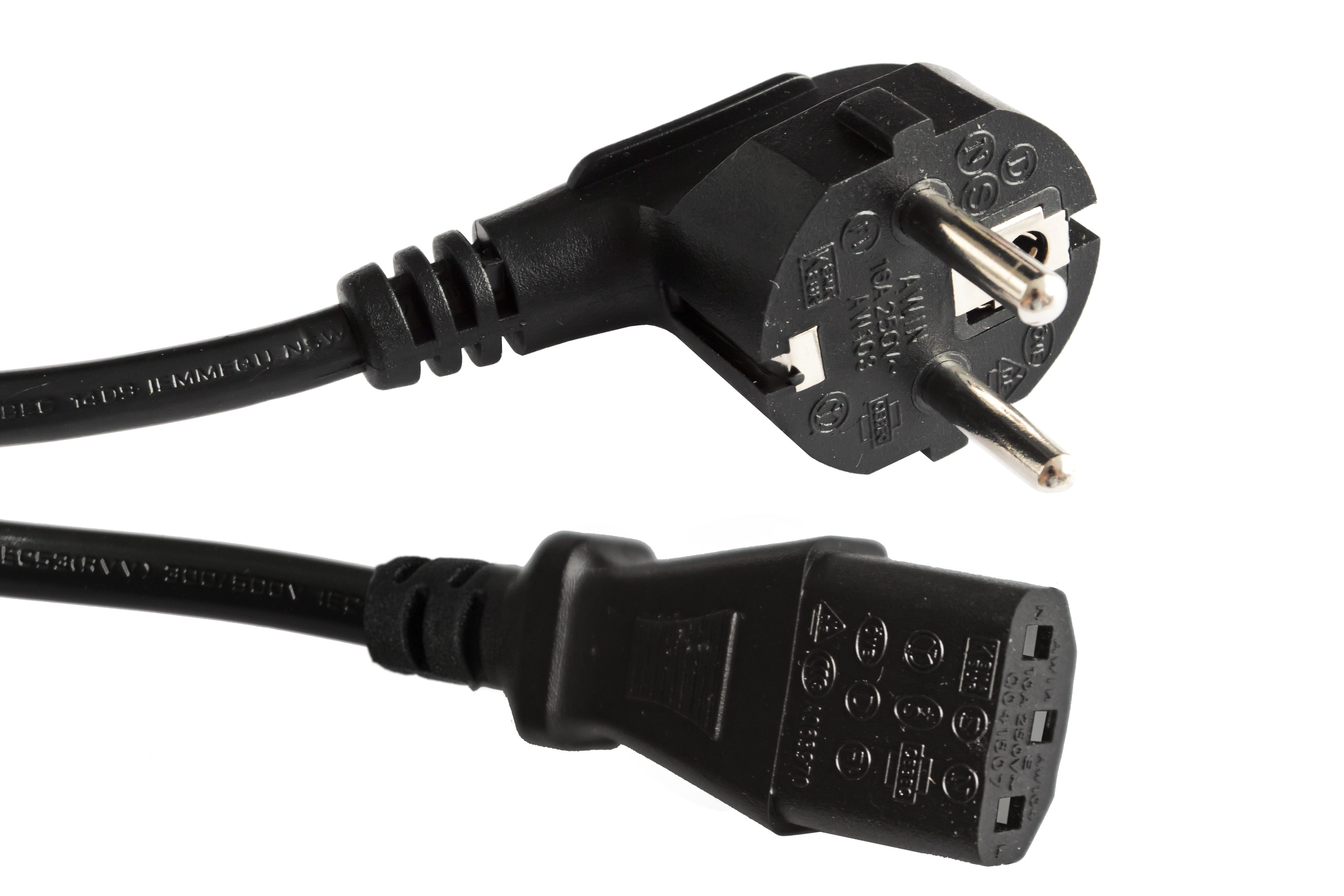 PeakTech 250 V 16 A Kaltgeräteanschlusskabel 10-16 A / 250 V Netzkabel