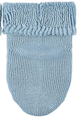 Sterntaler® Feinsöckchen Erstlingssocken uni, 3er-Pack (3-Paar, 3er Kindersocken, Erstlingssocken aus Baumwolle für Kinder) Babysocken mit süßen Motiven, Kurzsocken Baby mit Vollplüsch