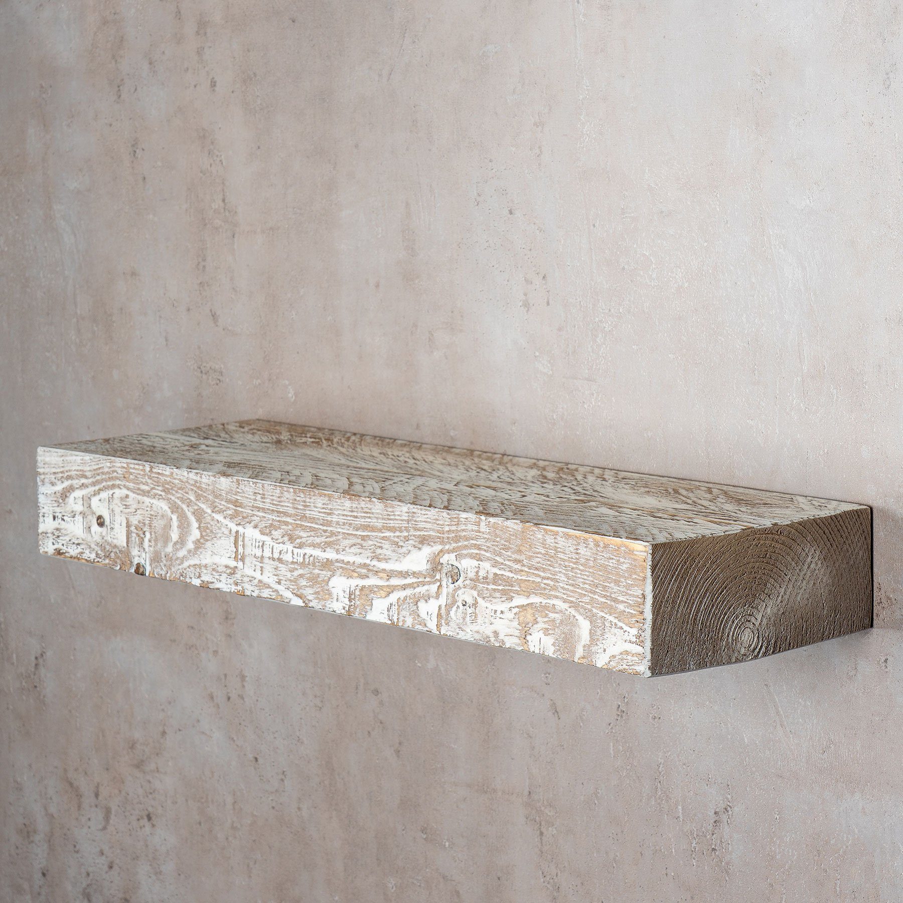 Levandeo® Wandregal, levandeo Wandregal Holz Massiv günstig online kaufen
