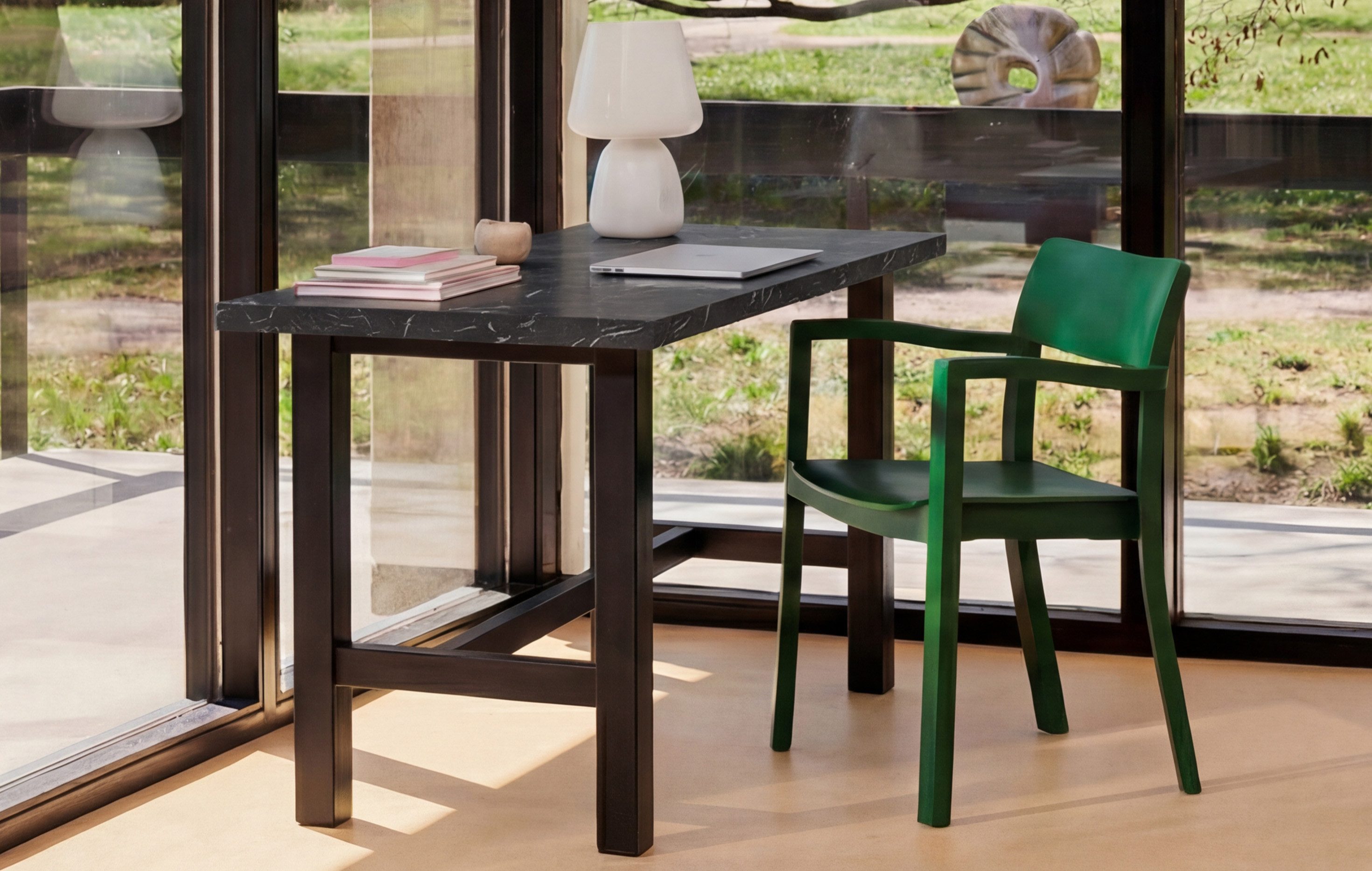 DUBI Möbel Schreibtisch THOR, Stabiler Schreibtisch für Home Office & Gaming - Industrial, 120/160cm