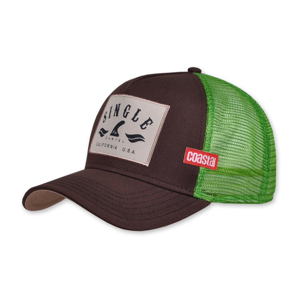 Coastal Trucker Cap COASTAL HFT Cap Single Fin Brown (Basecap, Meshcap, Tru günstig online kaufen