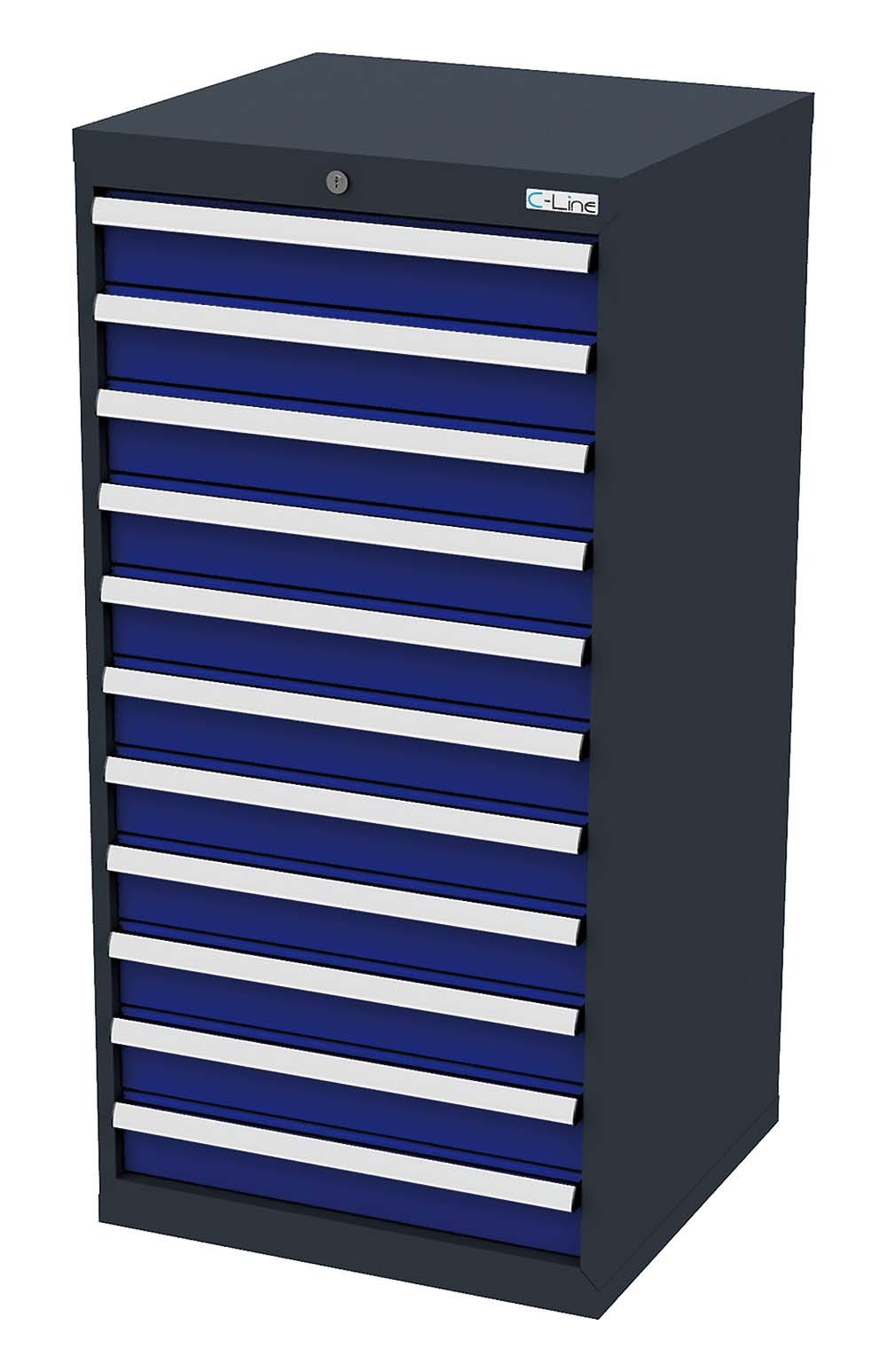 Simplaflex Werkzeugschrank Simplaflex Schubladenschrank, 11 Schubladen, BxTxH 600x575x1220 mm