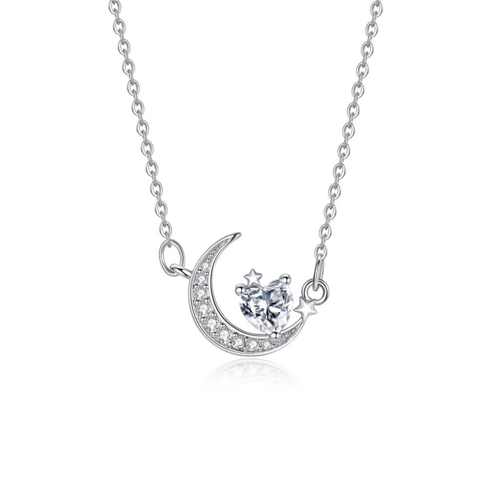 Star Lange Moon Persönlichkeit Kette Invanter Halskette, vielseitige