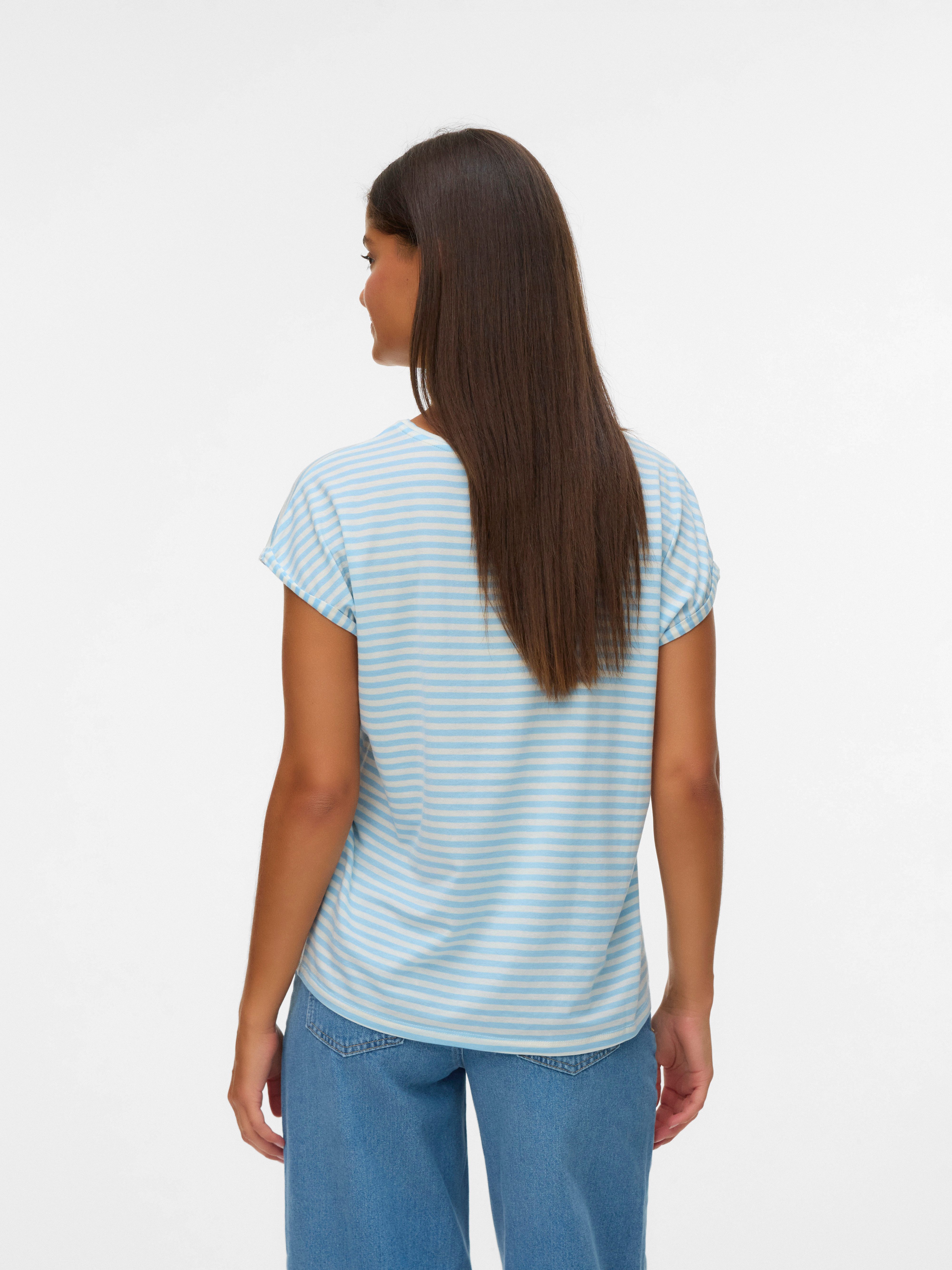 Vero Moda Rundhalsshirt VMAVA PLAIN SS günstig online kaufen