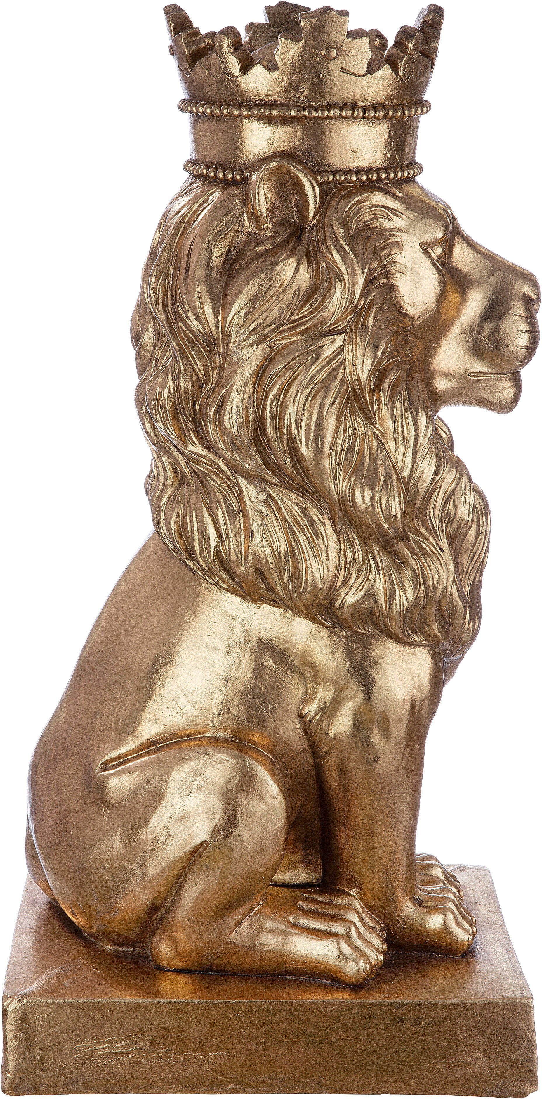 Löwe, St), Skulptur Dekofigur by Gilde gold Casablanca (1 goldfarben