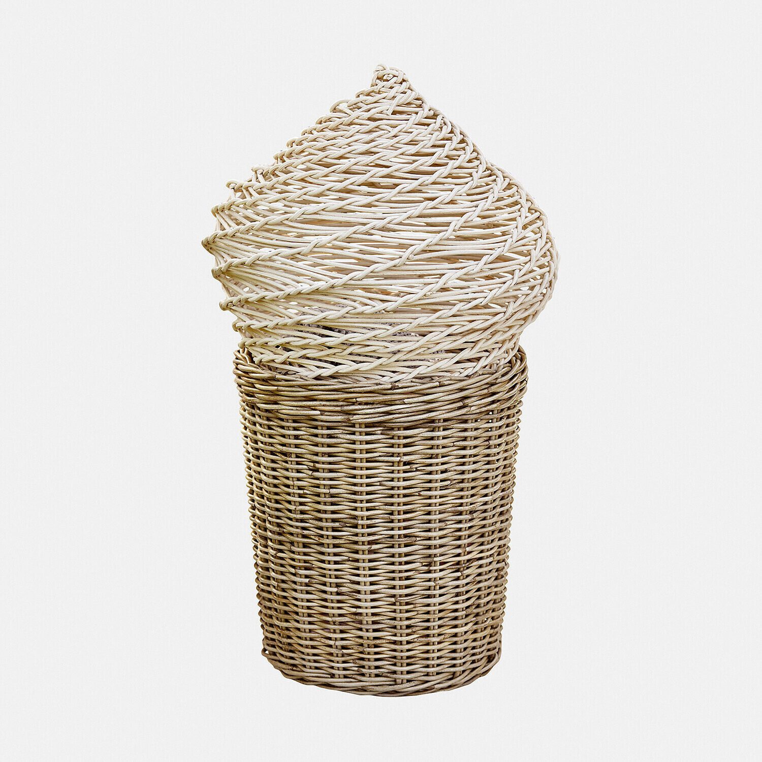 Dekokorb Eiskorb Bubblenook braun/creme