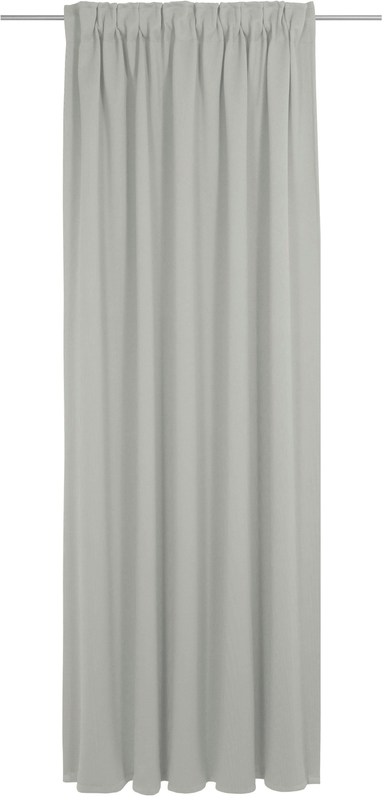 Vorhang Uni Collection light, Wirth, Multifunktionsband (1 St), blickdicht, nach Maß hellgrau