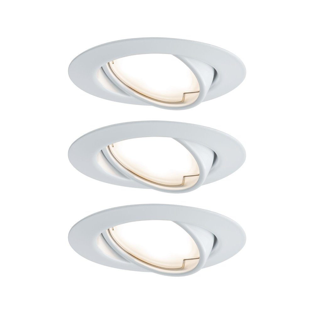 Paulmann Einbauleuchte Paulmann 93423 Base Einbauleuchte 3er Set LED LED 15 W Weiß