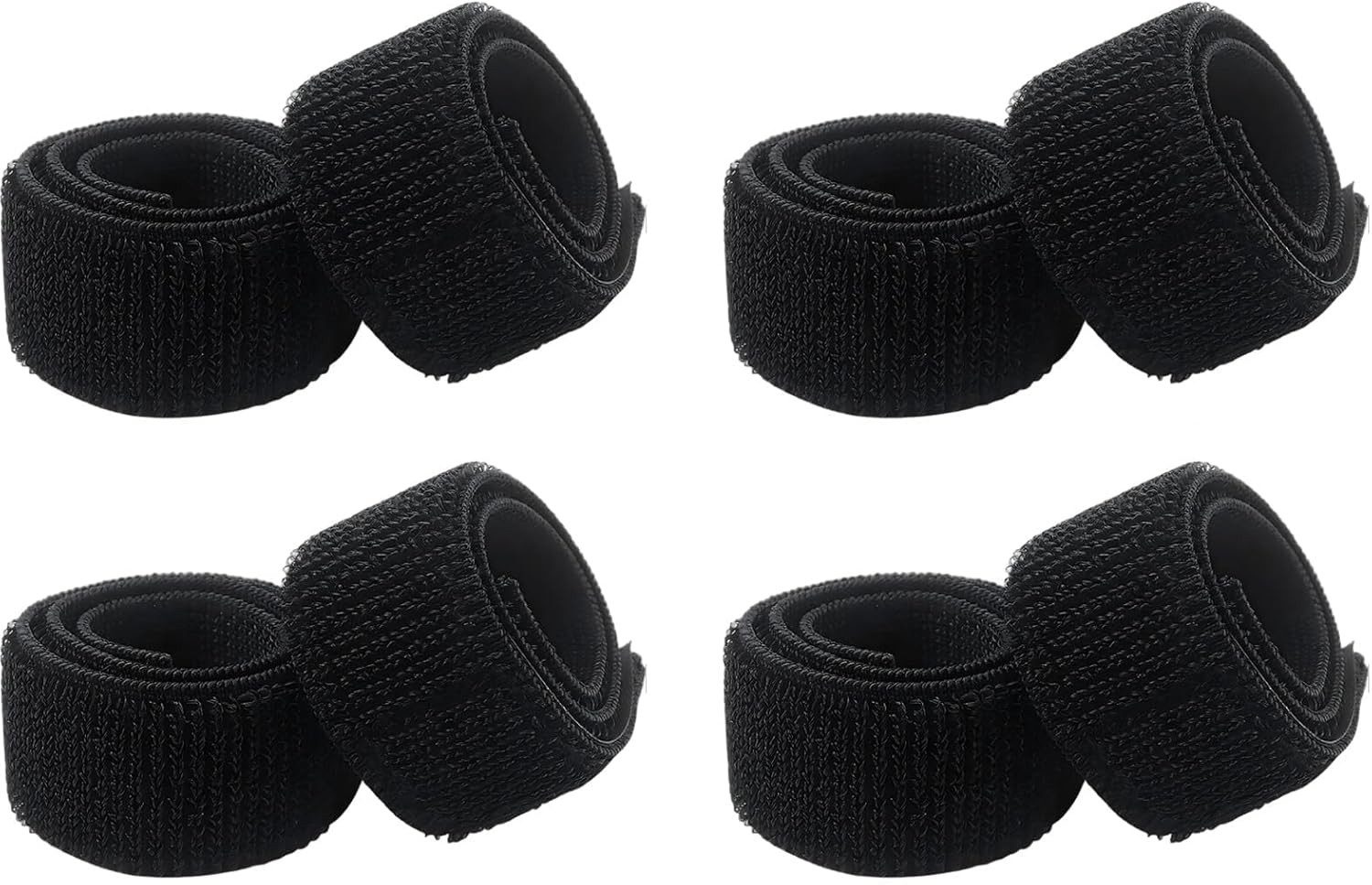 FELIXLEO Fahrradreflektor Hosenklammer Fahrrad Elastisches Klettband Hosenschutz, (4 St)