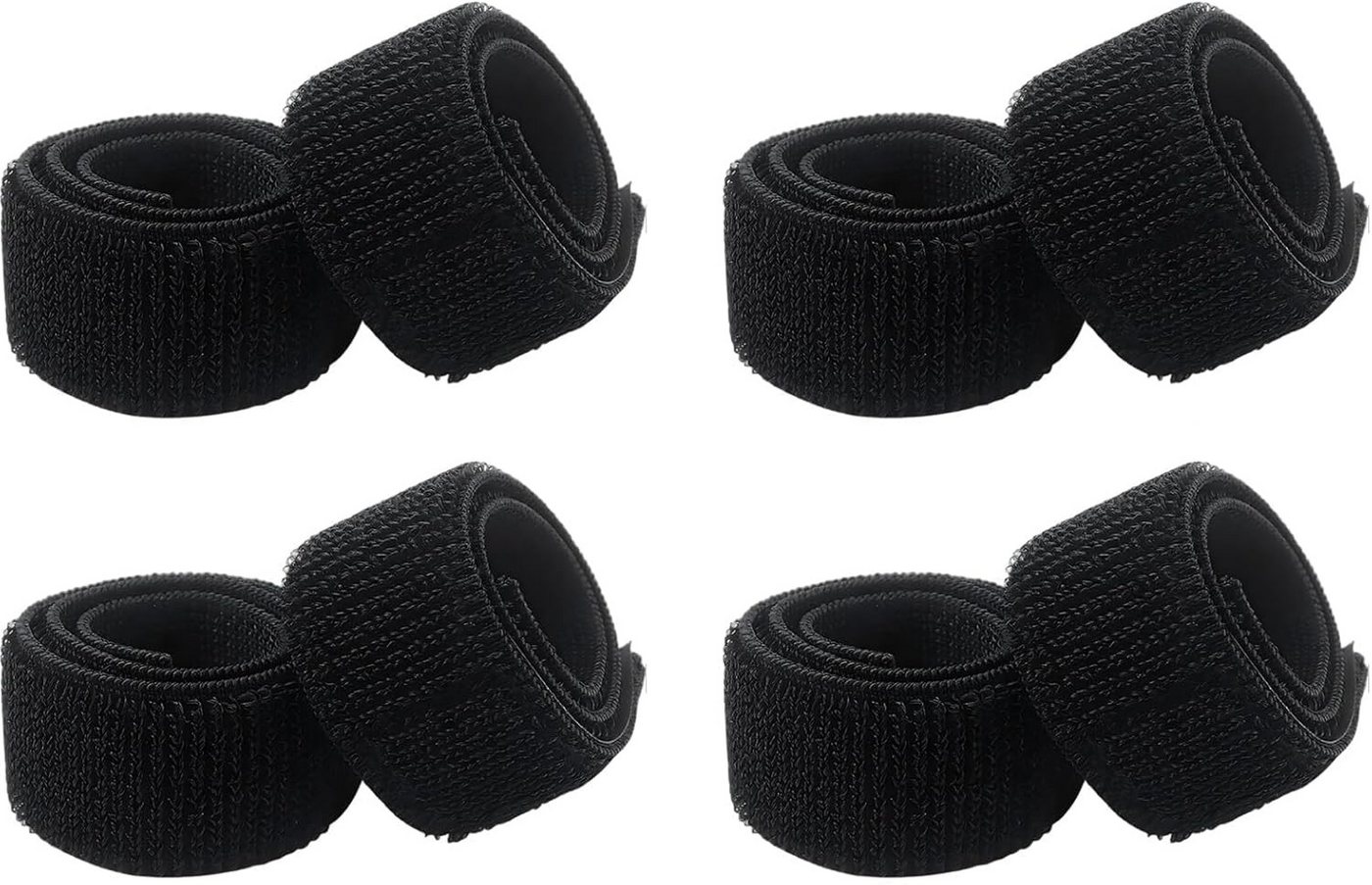 FELIXLEO Fahrradreflektor Hosenklammer Fahrrad Elastisches Klettband Hosenschutz, (4 St)