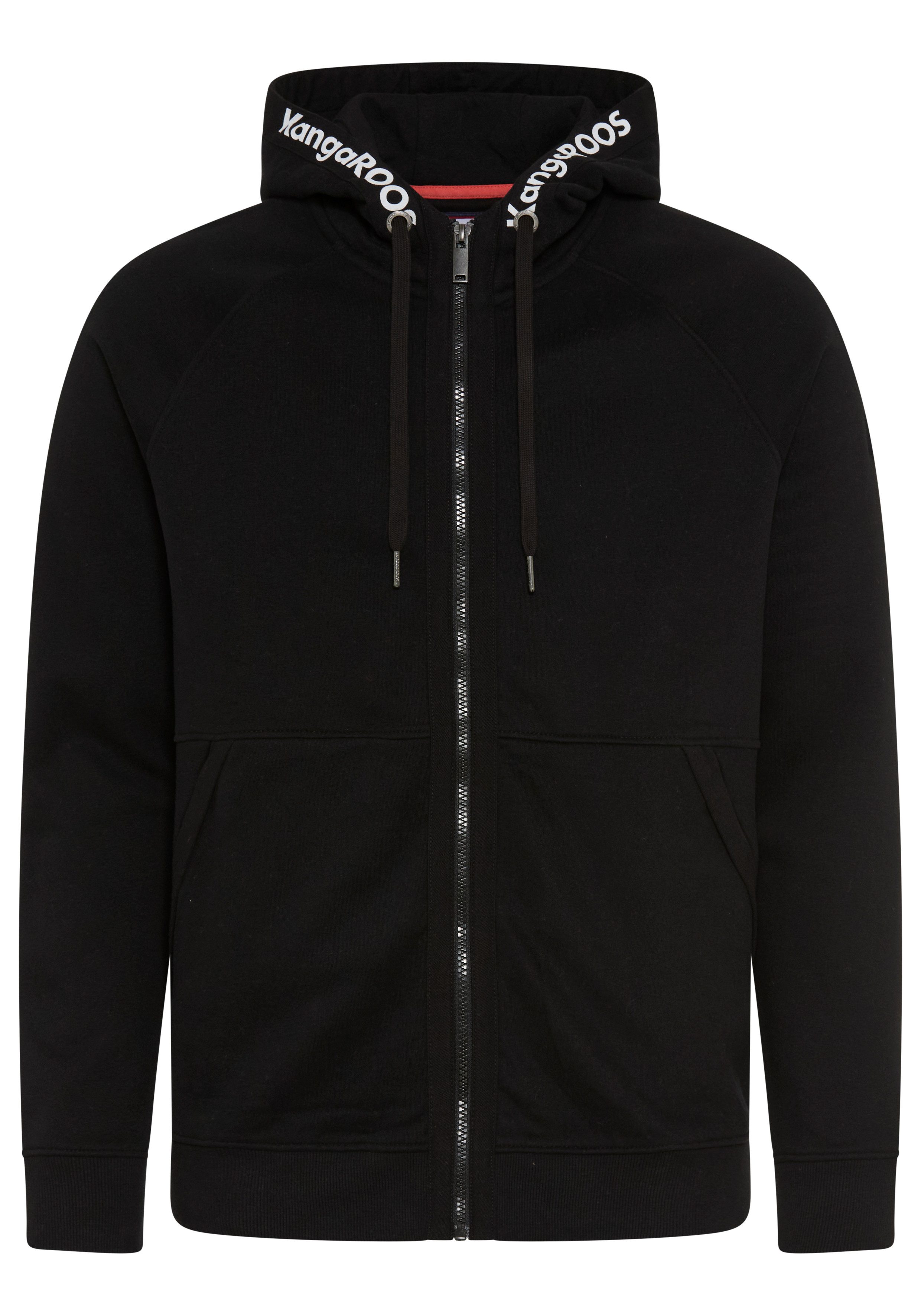 KangaROOS Kapuzensweatjacke schmale Passform, mit Kordelzug an der Kapuze, viele Details – Bild 5 von 5