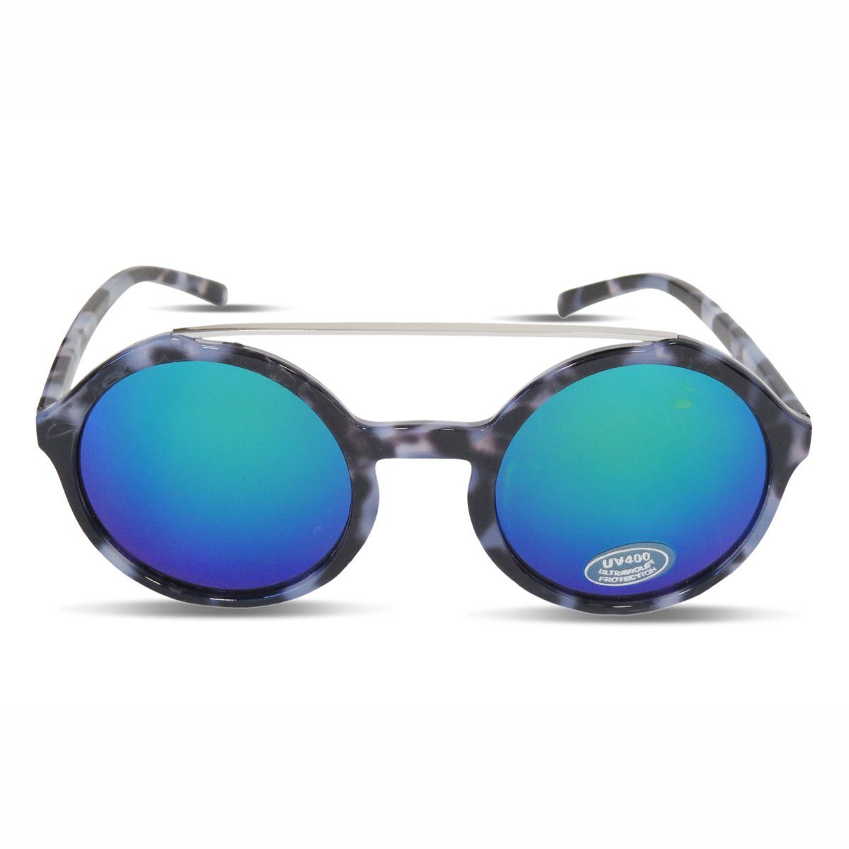 Sonia Originelli Sonnenbrille Sonnenbrille Verspiegelt Leo Muster Sommer Damen schwarz | Sonnenbrillen
