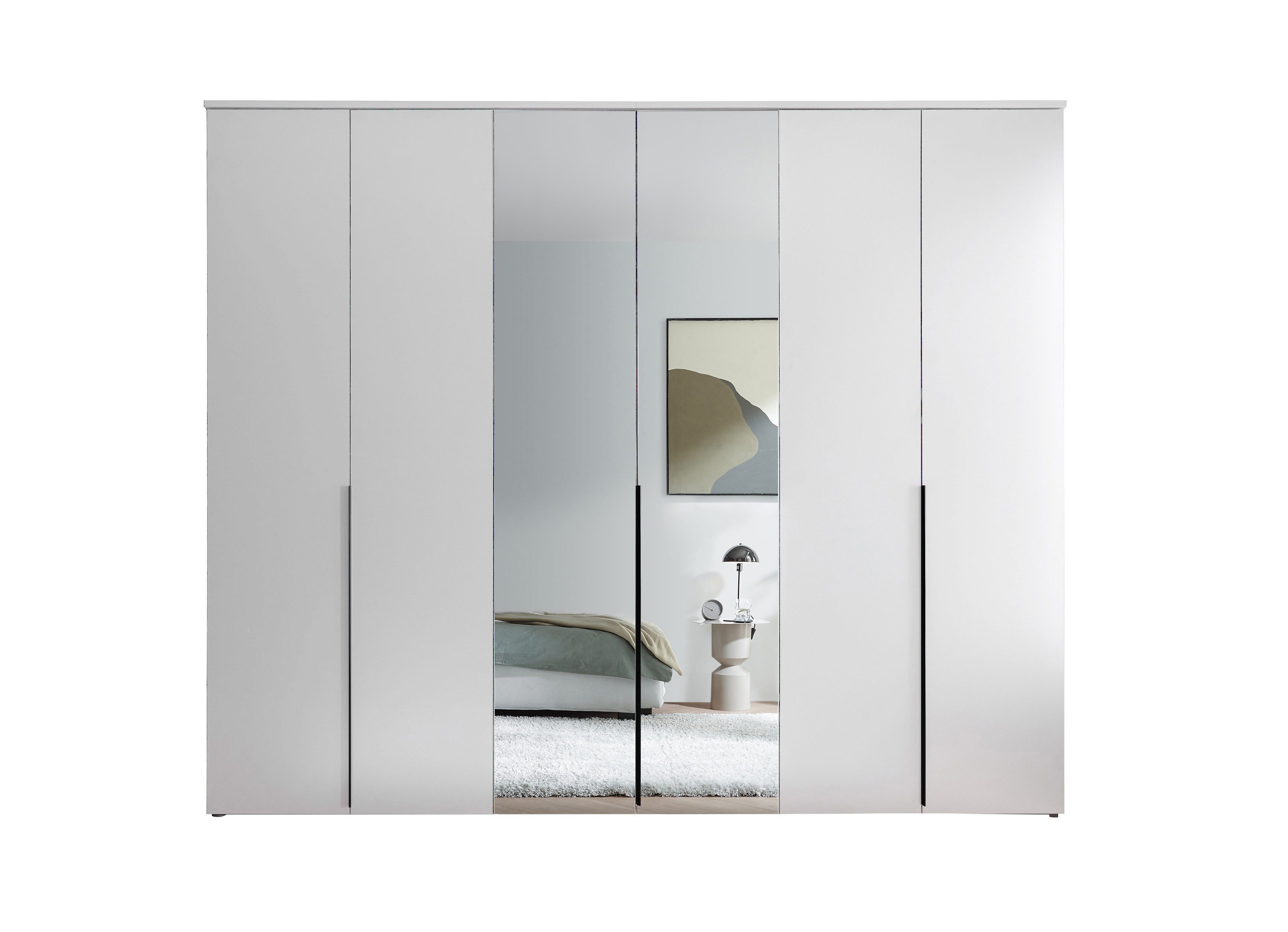 Pol-Power Kleiderschrank Drehtürenschrank KEVO