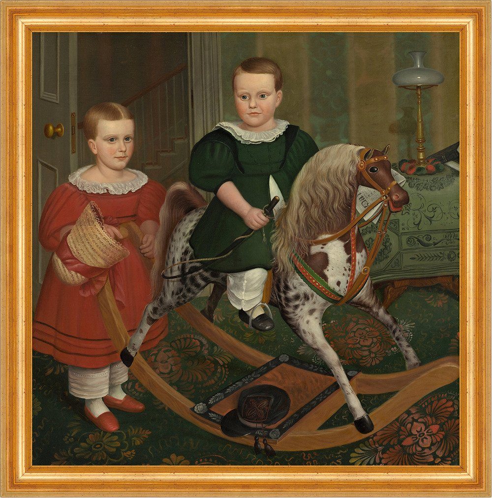 Kunstdruck The Hobby Horse Robert Peckham Kinder Schaukelpferd Spielzeug B A3 031