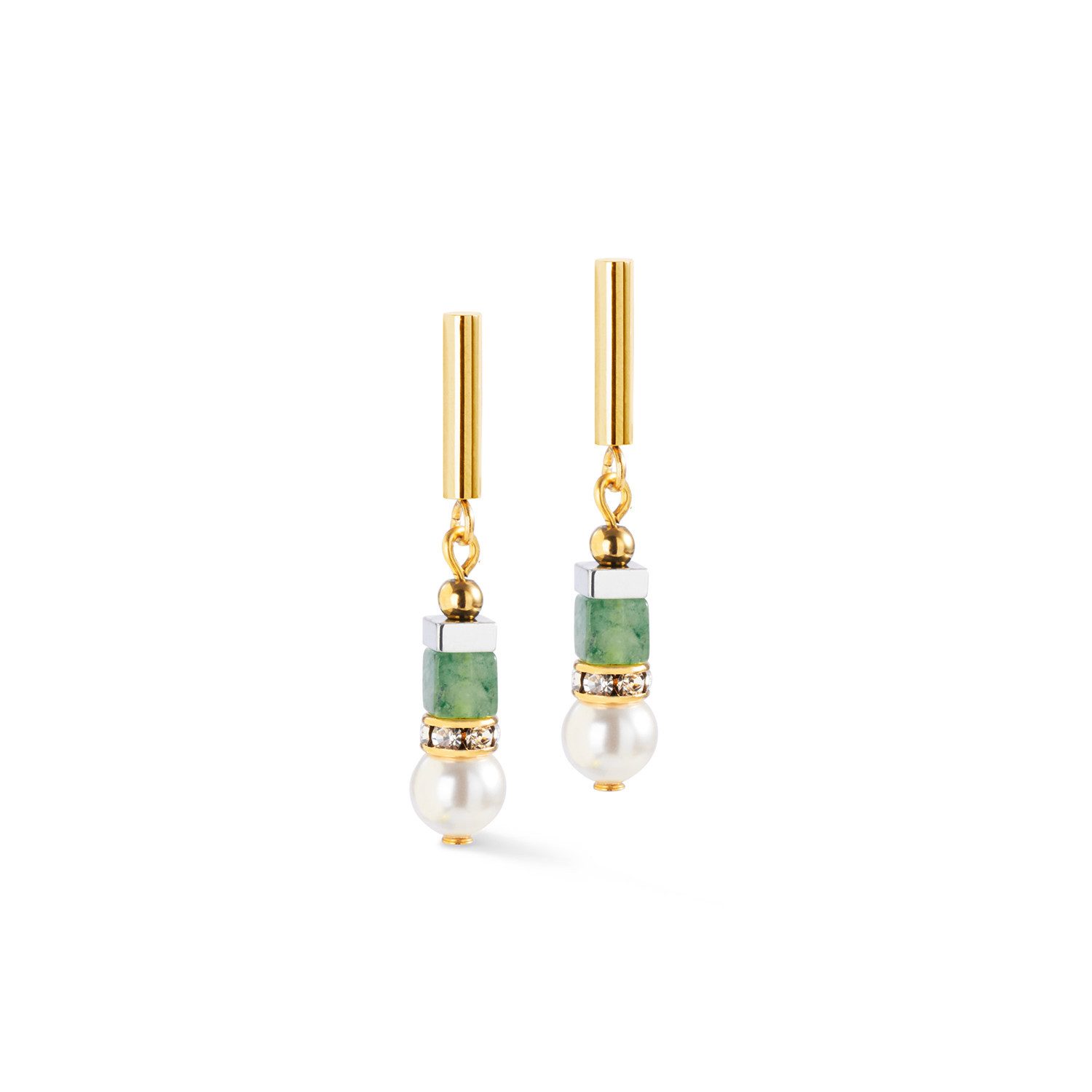 COEUR DE LION Paar Ohrhänger Schmuck Edelstahl GeoCUBE® Precious Fusion Off günstig online kaufen