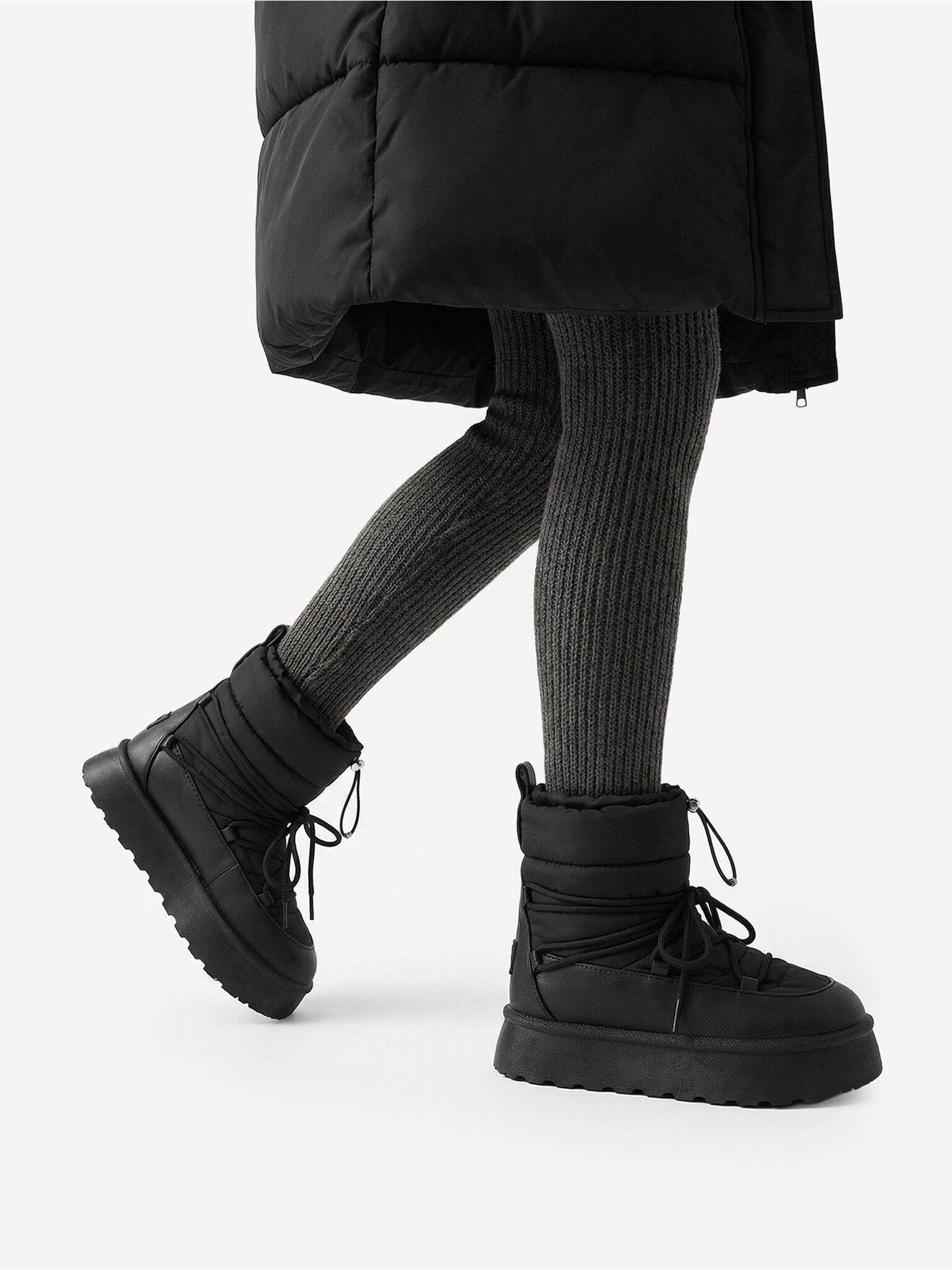 DeeZee Deezee Schneestiefel Mädchen Schwarz CEO-CS6389-02 Snowboots