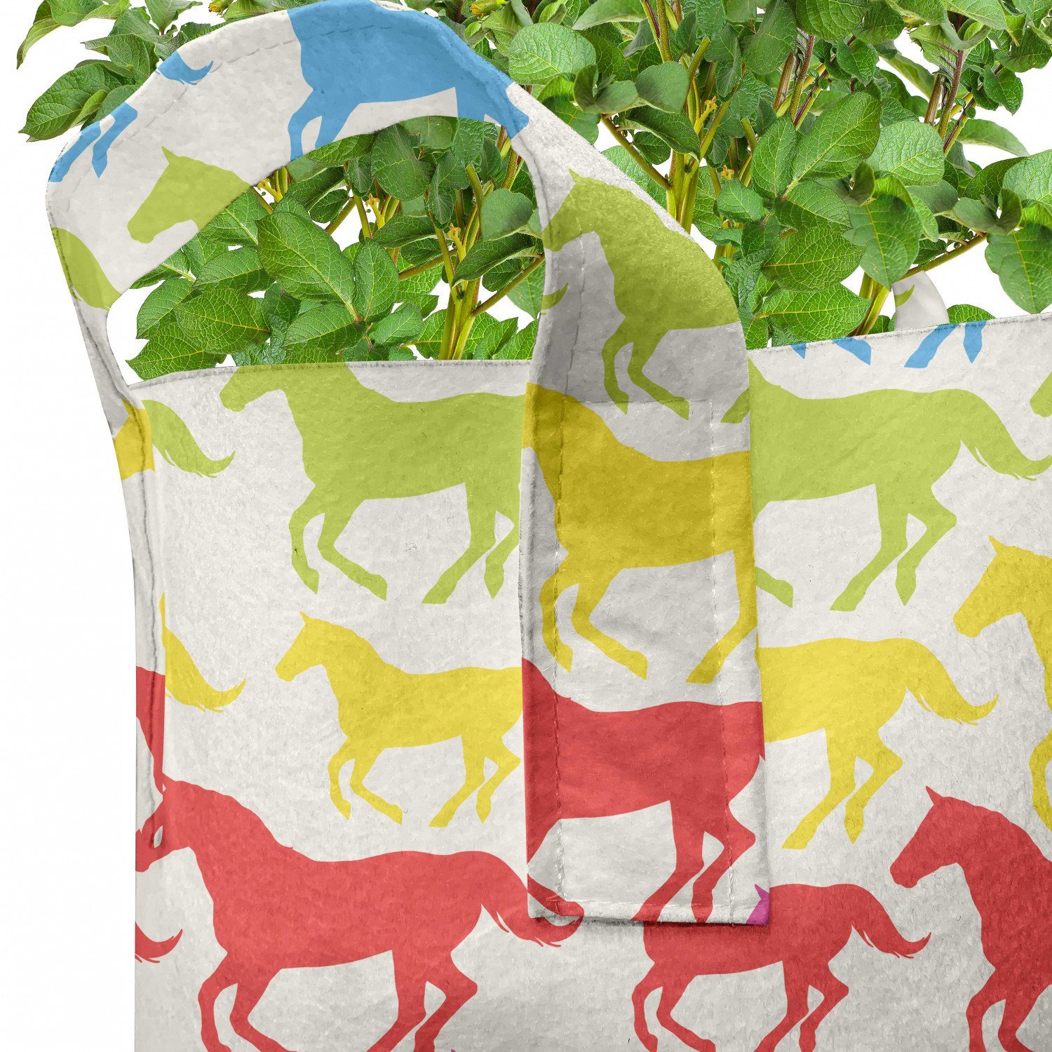 Color Giddy für Griffen Rainbow Abakuhaus Pferde hochleistungsfähig Stofftöpfe mit Pflanzkübel Pflanzen,