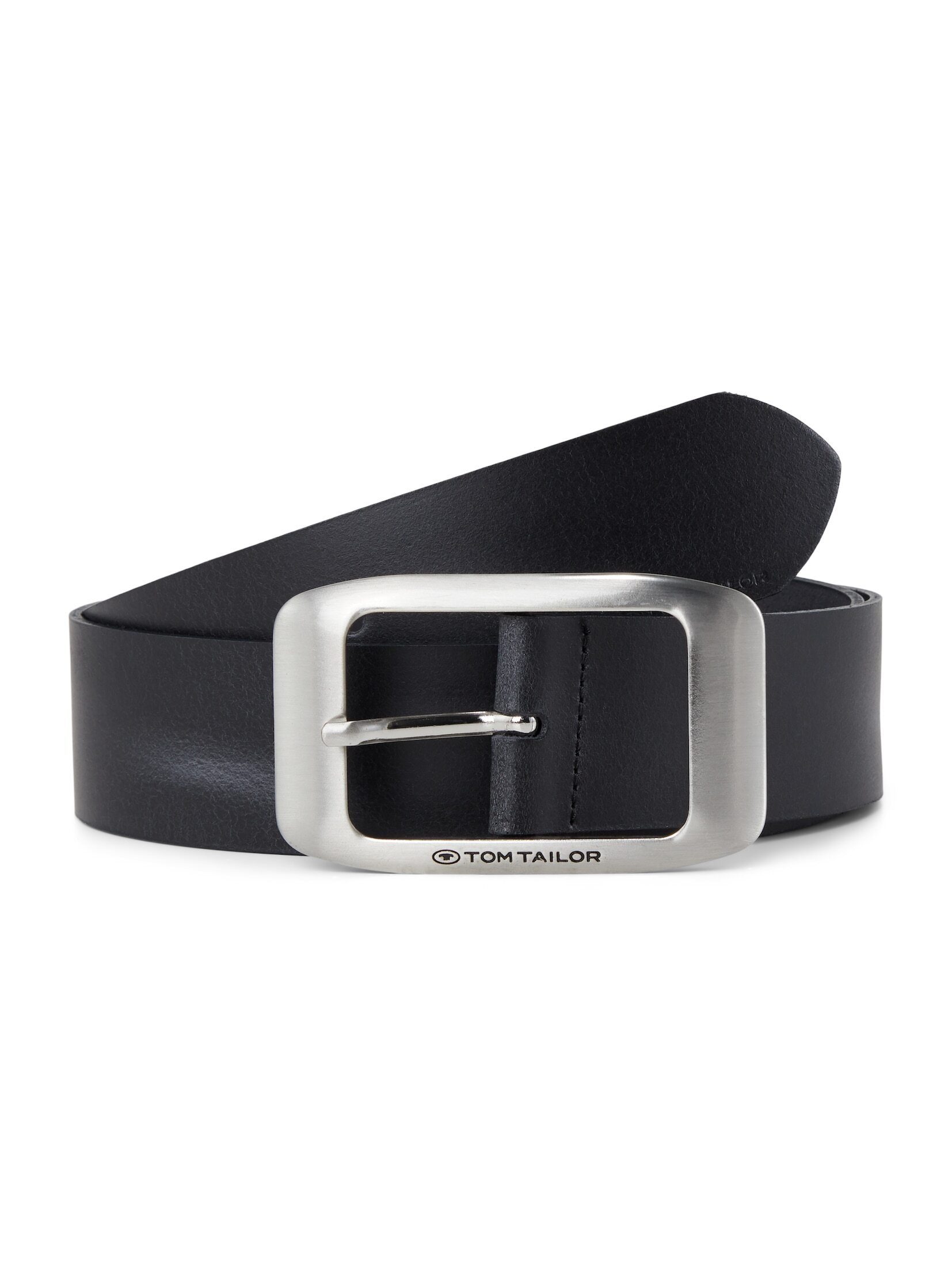 TOM TAILOR Ledergürtel Belts TTAMY Ledergürtel mit eckiger Dornschließe günstig online kaufen