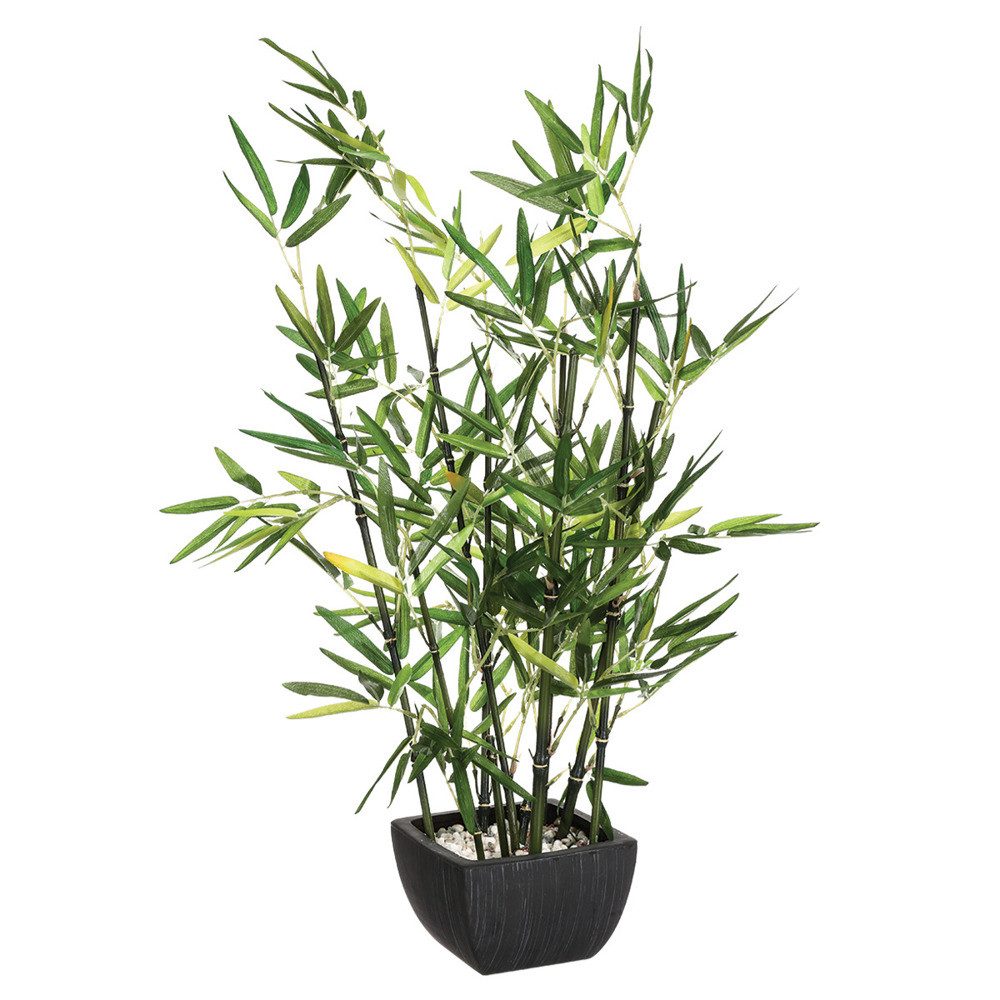 Kunstpflanze Künstlicher Bambus, universelle Dekoration in einem schönen Topf Zimmerpflanze, Atmosphera Créateur d'intérieur, Höhe 70 cm