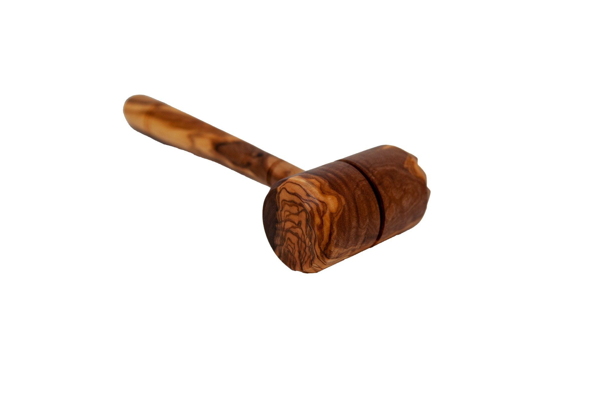 Benera Fleischklopfer Olivenholz Fleischhammer Schnitzelklopfer I Doppelseitig I 25 cm