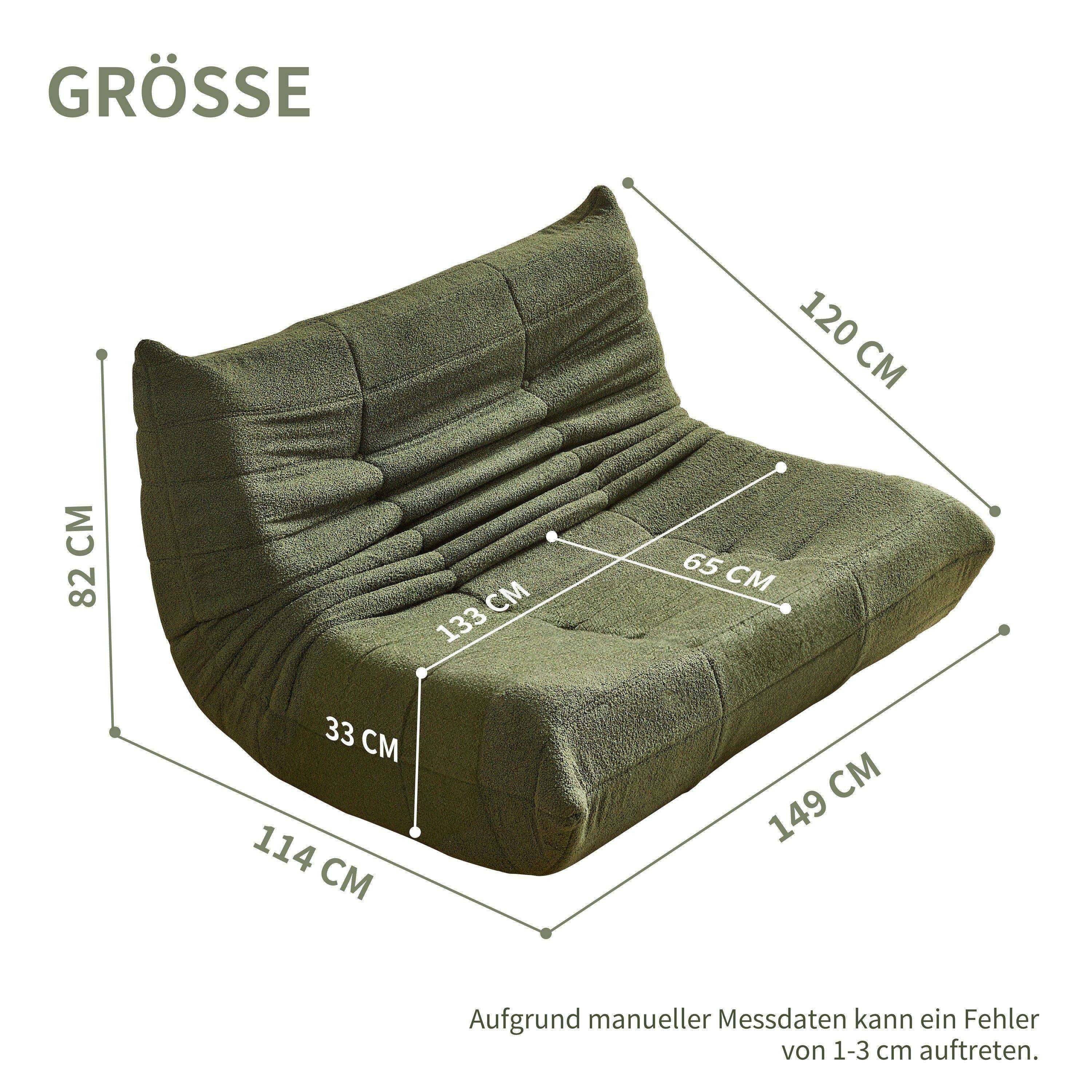 HAUSS SPOLE Sitzsack 2-Sitzer Lazy-Sofa aus günstig online kaufen