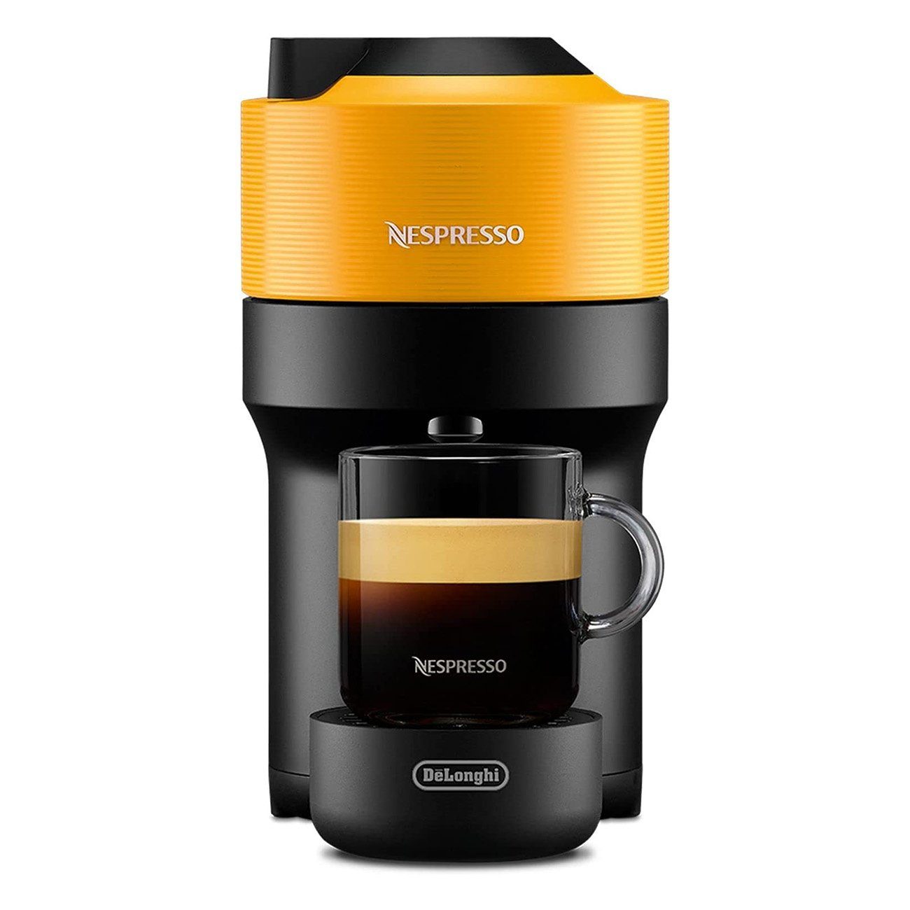 Nespresso Kaffeepadmaschine ENV Pop 90 gelb Vertuo Nespresso