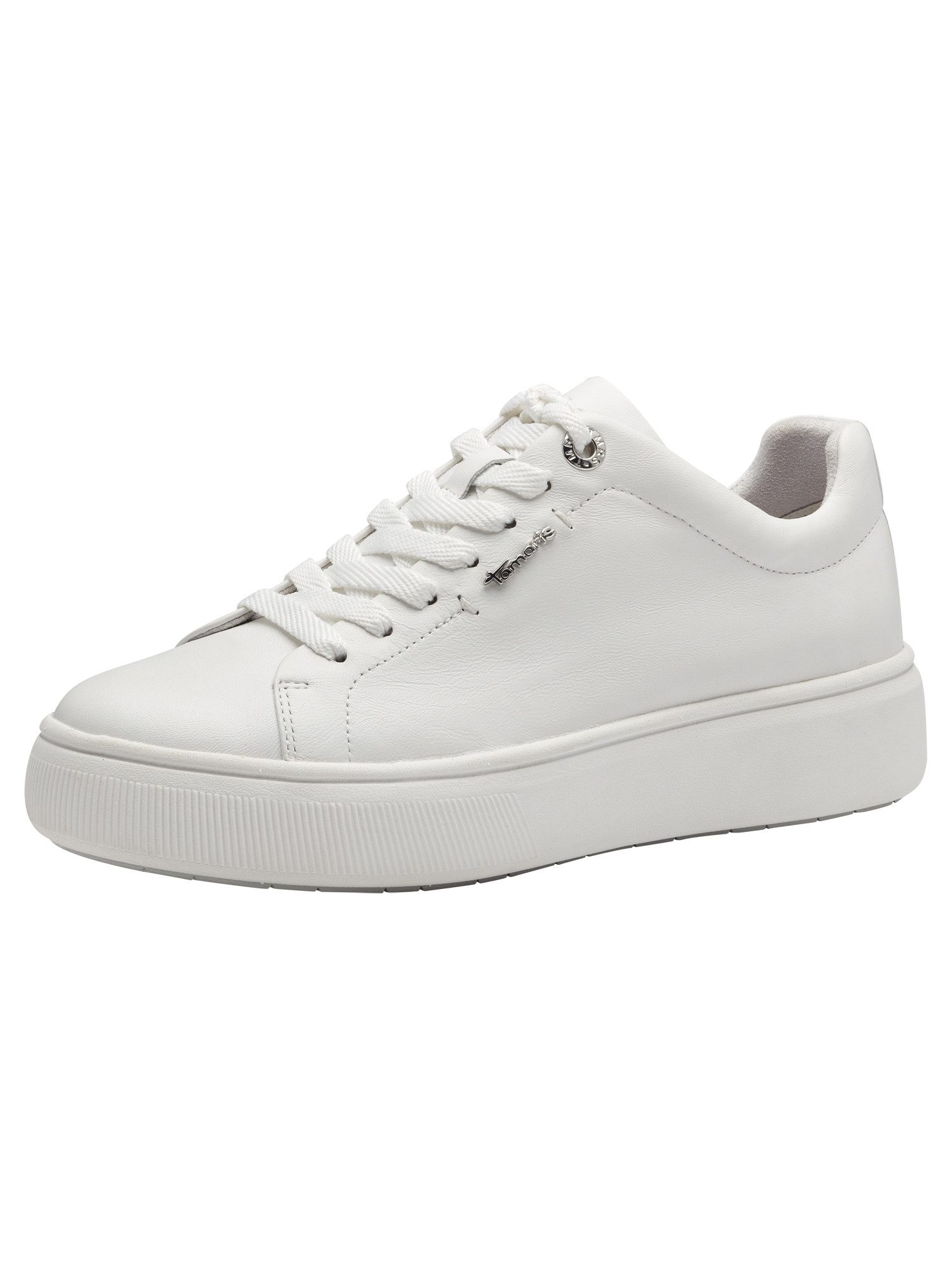 Tamaris Removable Sock aus Leder kein Absatz 1-23736-42 Sneaker Removable Sock