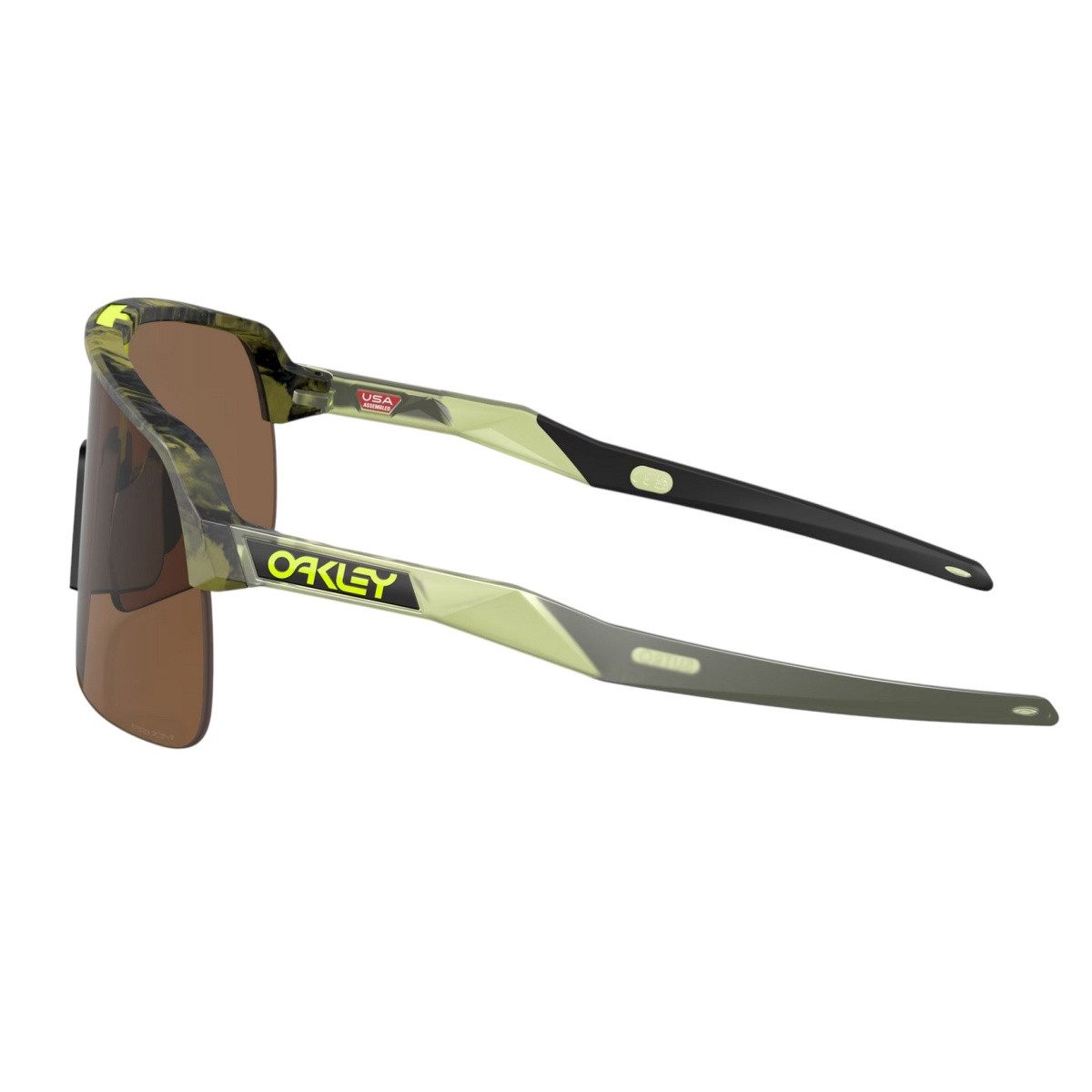 Oakley Sonnenbrille Sutro Lite (Glasfarbe: Prizm bronze) fern swirl grün matt - 1 Brille